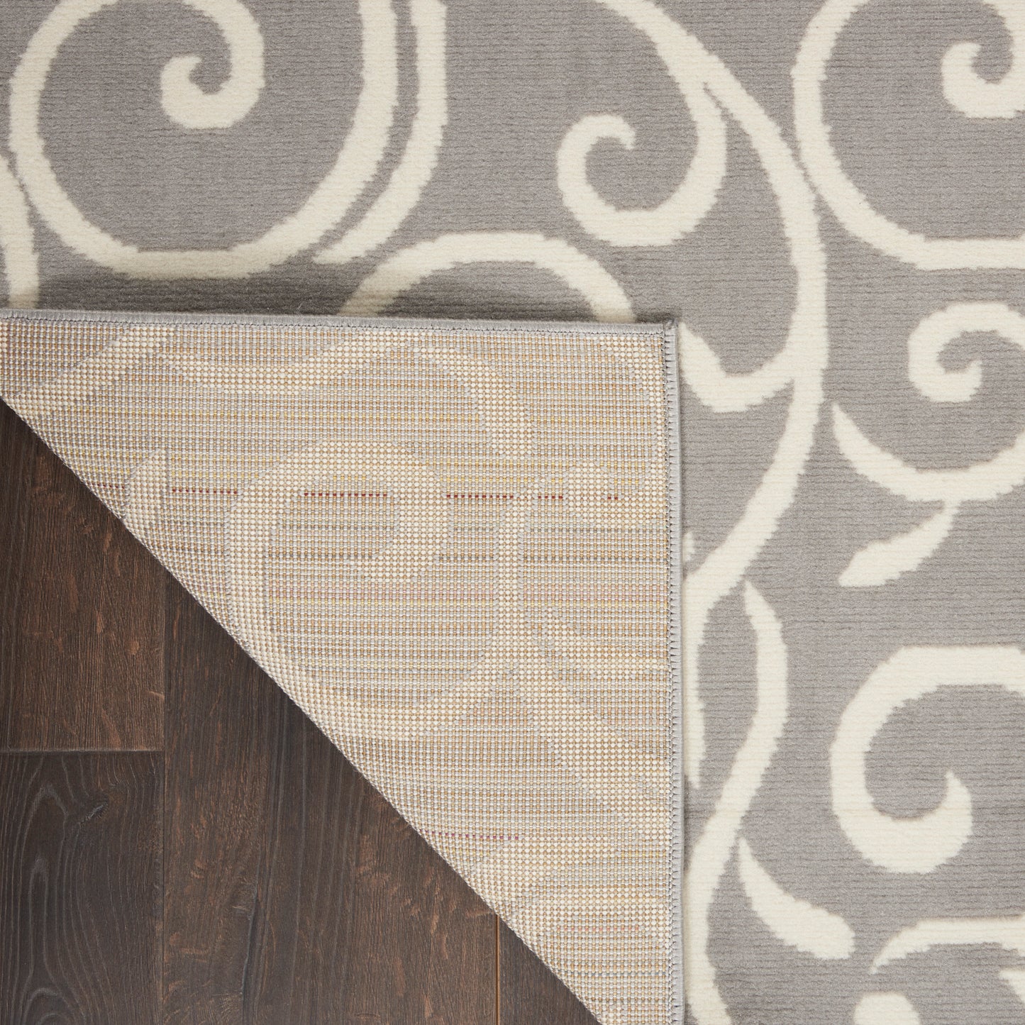 Nourison Grafix 6' x 9' Grey Contemporary Indoor Rug