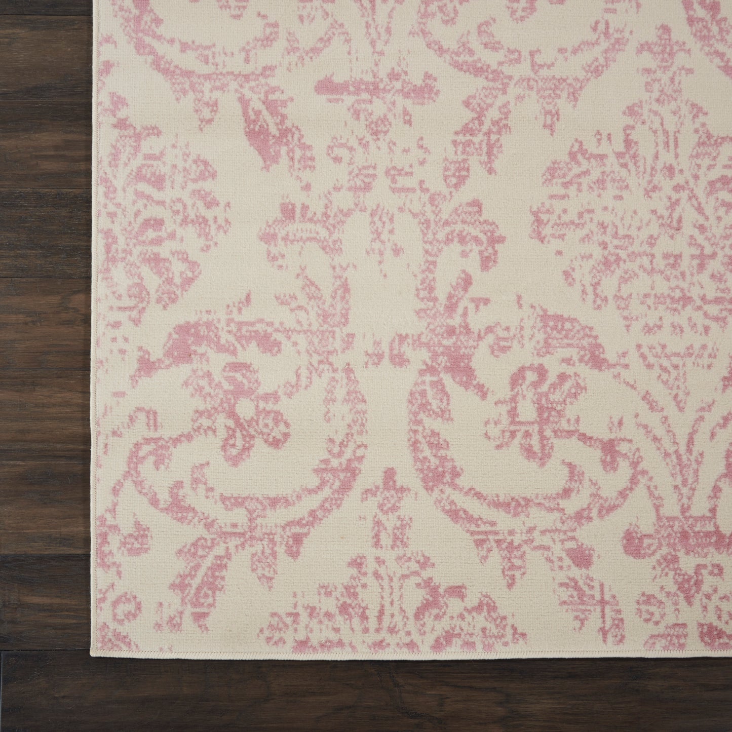 Nourison Jubilant 7' x 10' Ivory Pink Vintage Indoor Rug