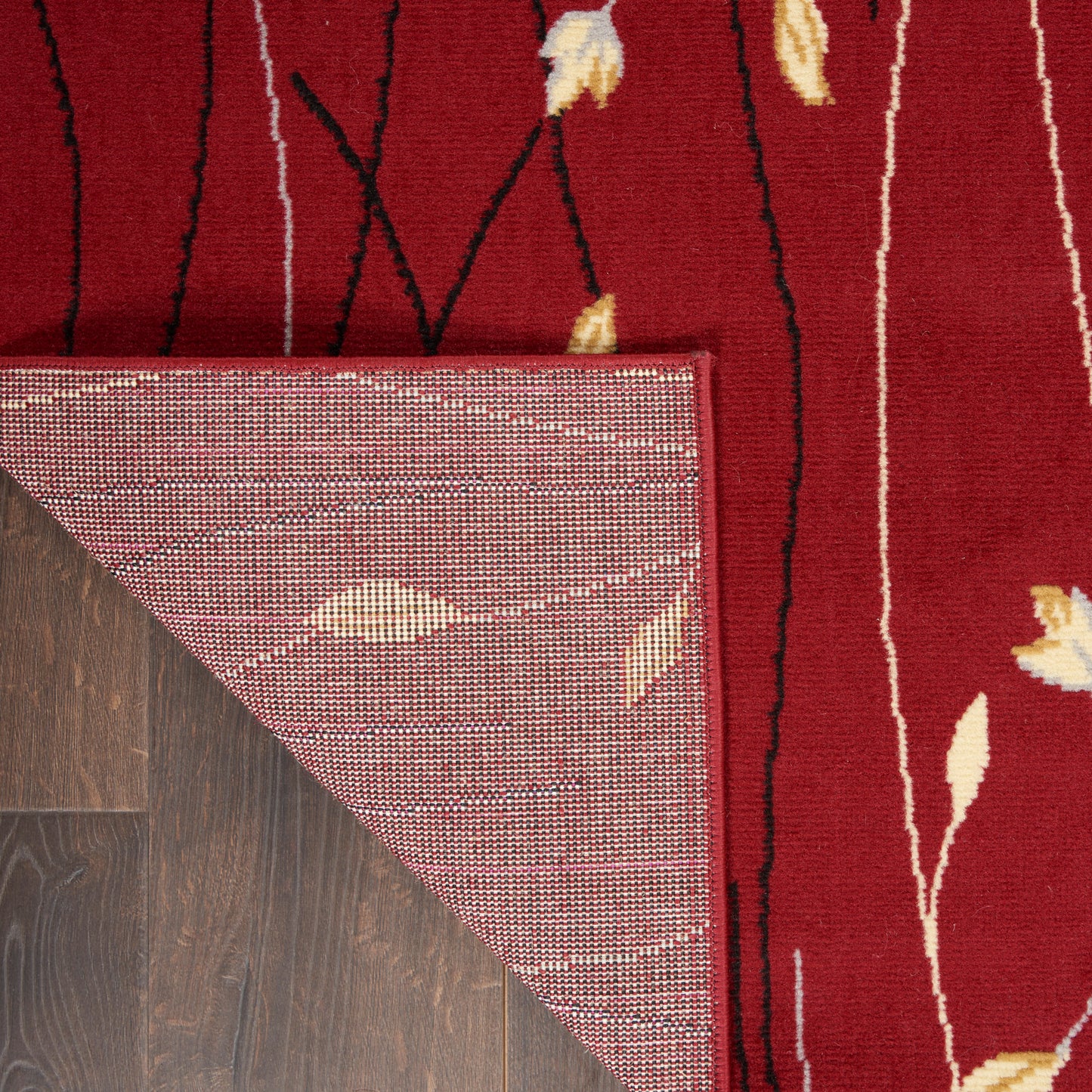 Nourison Grafix 5'3" x 7'3" Red Contemporary Indoor Rug