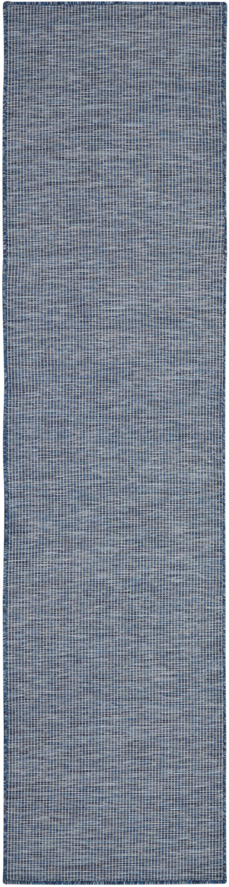 Nourison Positano 2'2" x 8' Navy Blue Modern Rug