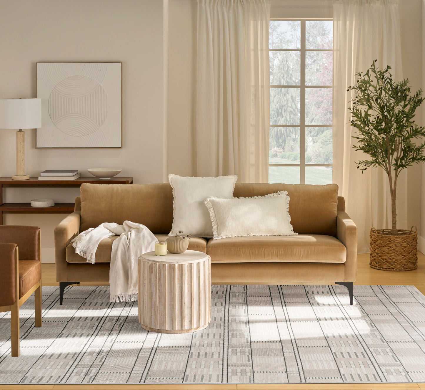 Nourison Nordic 8' x 10' Ivory Grey Modern Indoor Rug