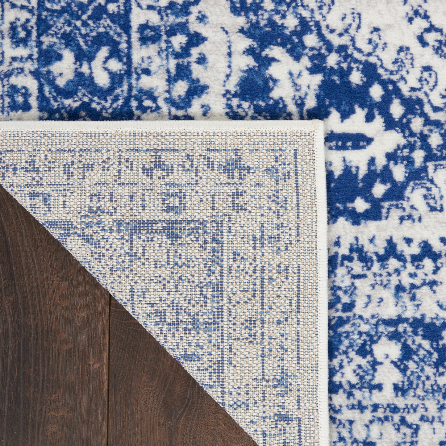 Nourison Whimsicle 2' x 3' Ivory Navy Farmhouse Indoor Rug