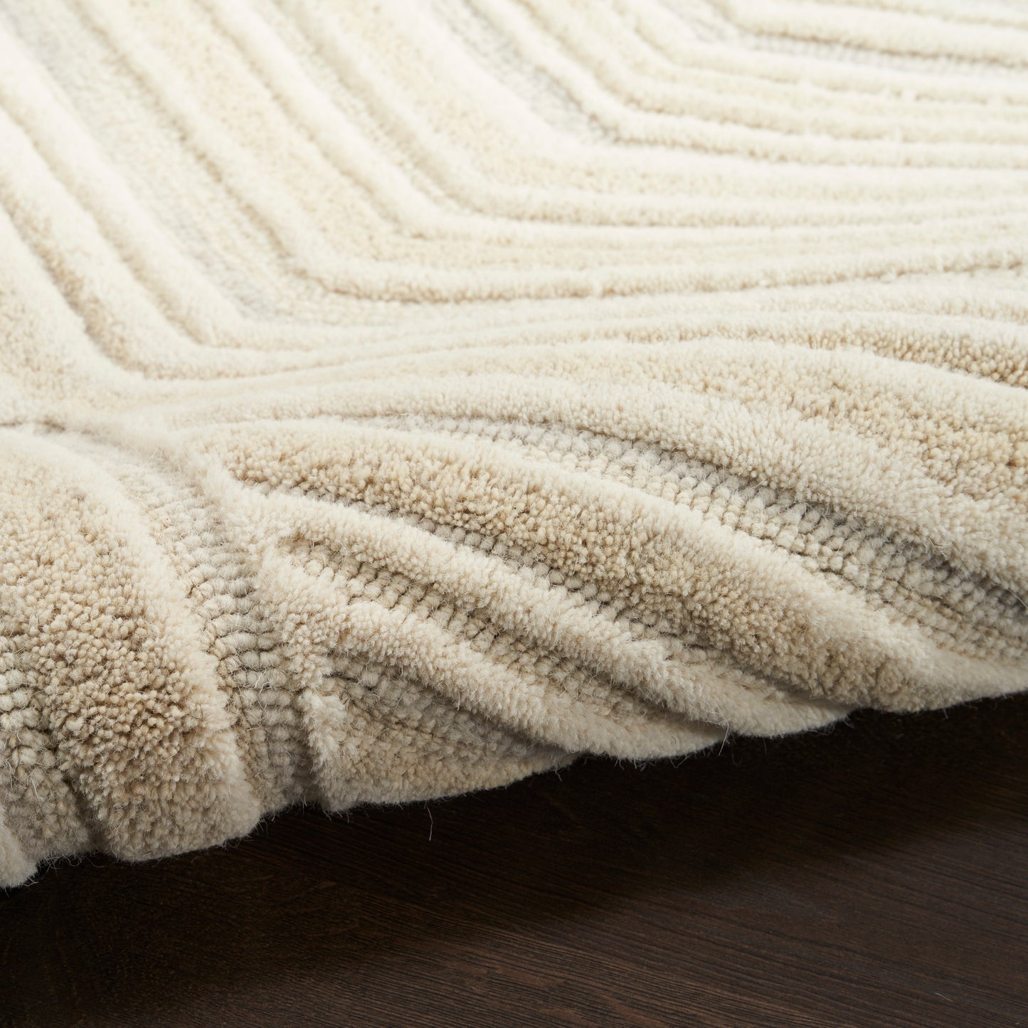 Nourison Graceful 8'6" x 11'6" Ivory Modern Indoor Rug