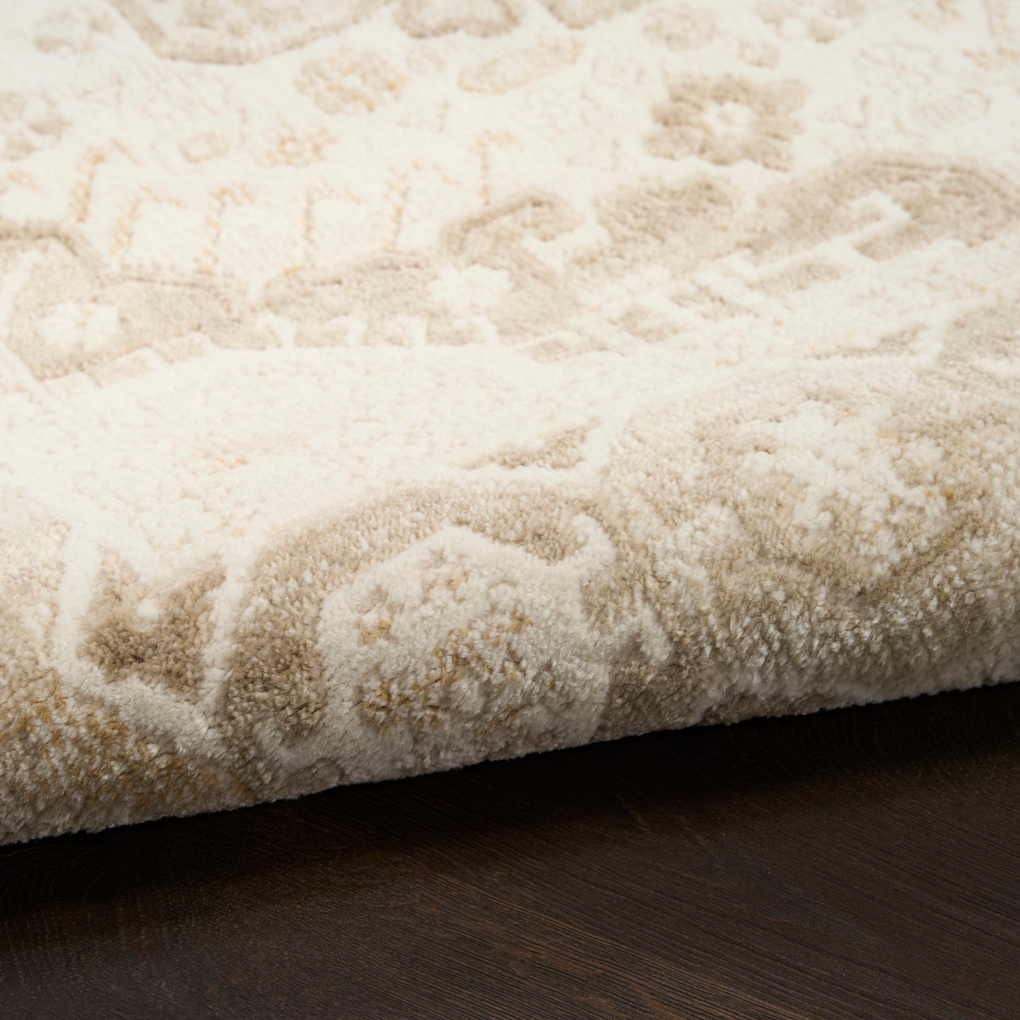 Nourison Pardis 2' x 6' Ivory Beige Vintage Indoor Rug