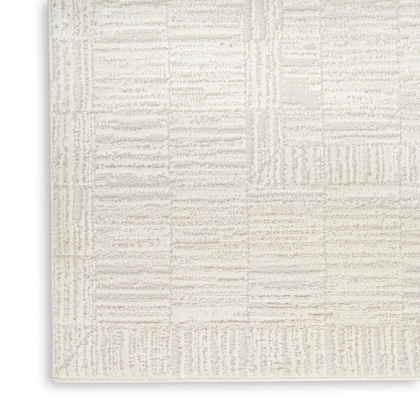 Nourison Dew 5'3" x 7' Beige Modern Indoor Rug