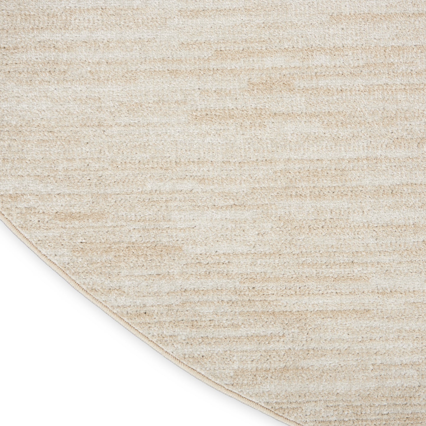 Nourison Nourison Essentials 10' x Round Ivory Beige Outdoor Rug