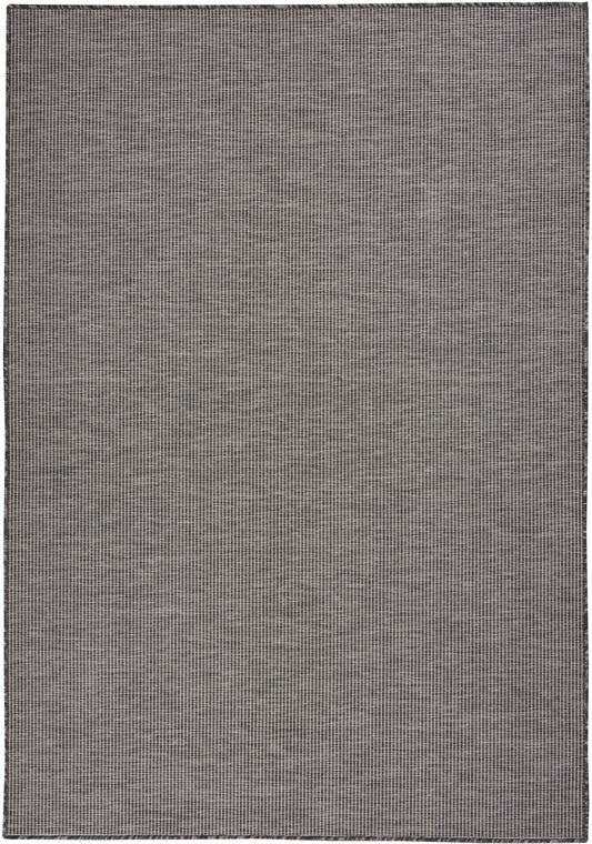 Nourison Positano 4' x 6' Charcoal Modern Rug