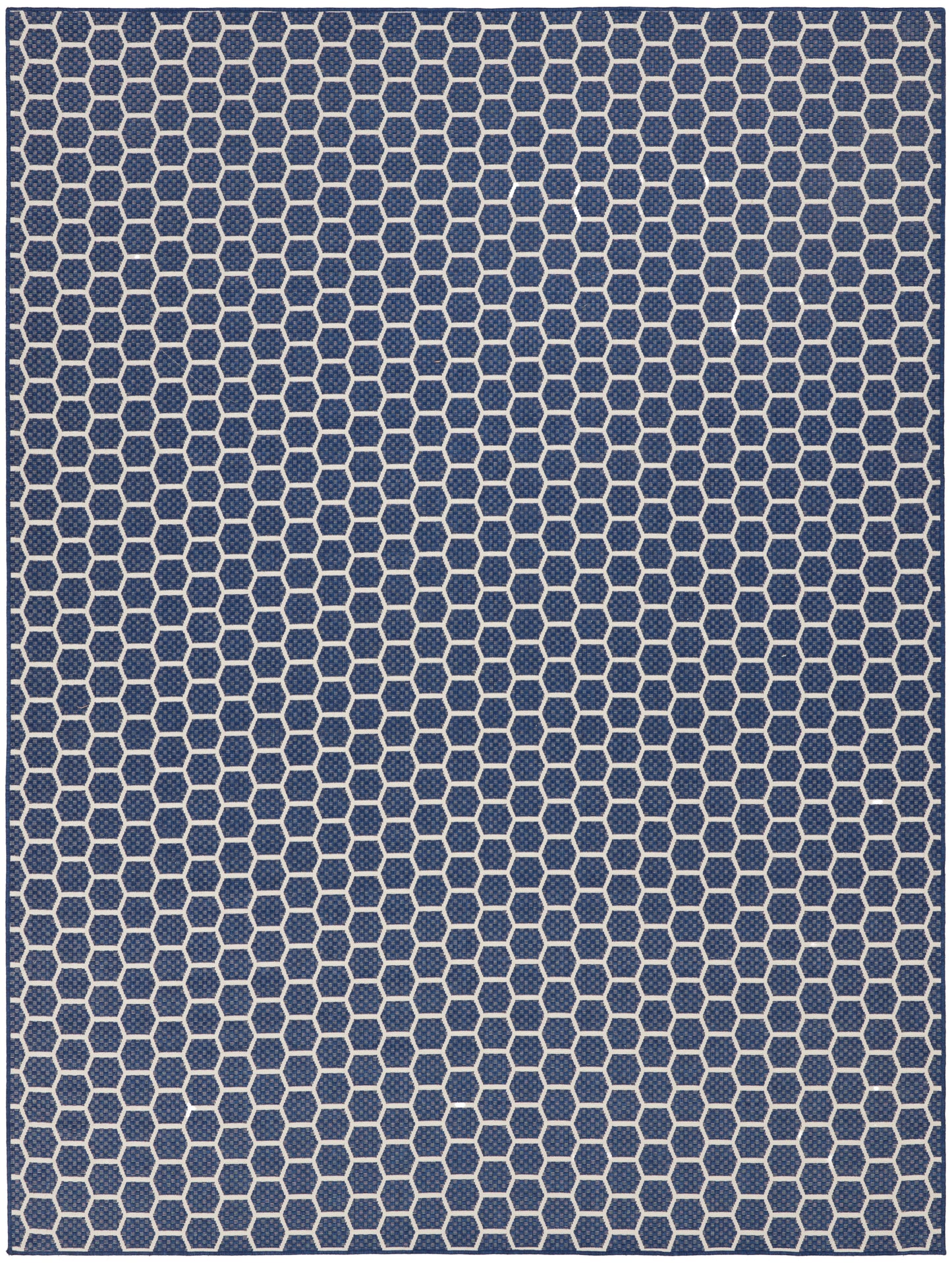 Nourison Twist Reversible 9' x 12' Navy Modern Rug