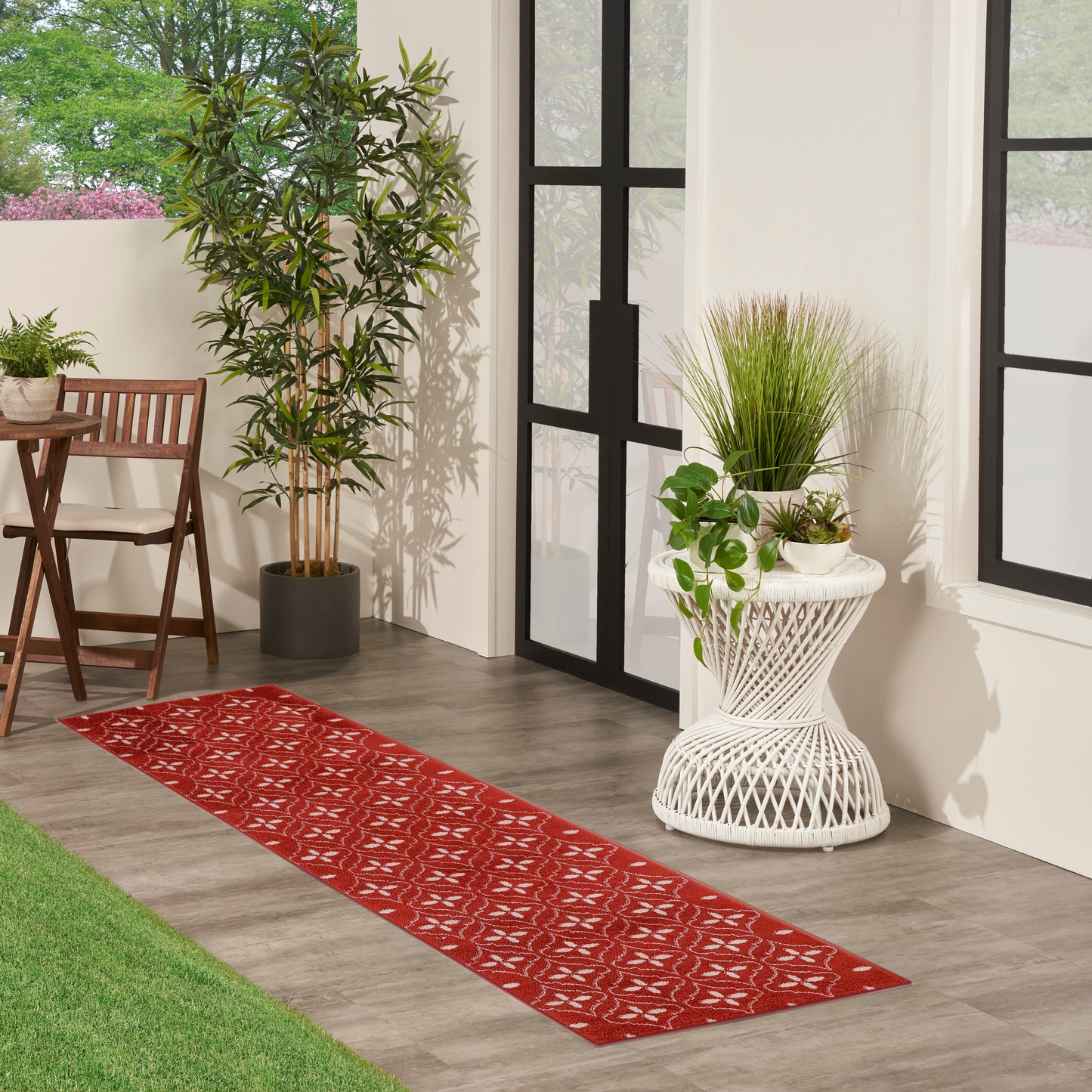 Nourison Nourison Essentials 2'2" x 7'6" Brick Ivory Modern Rug