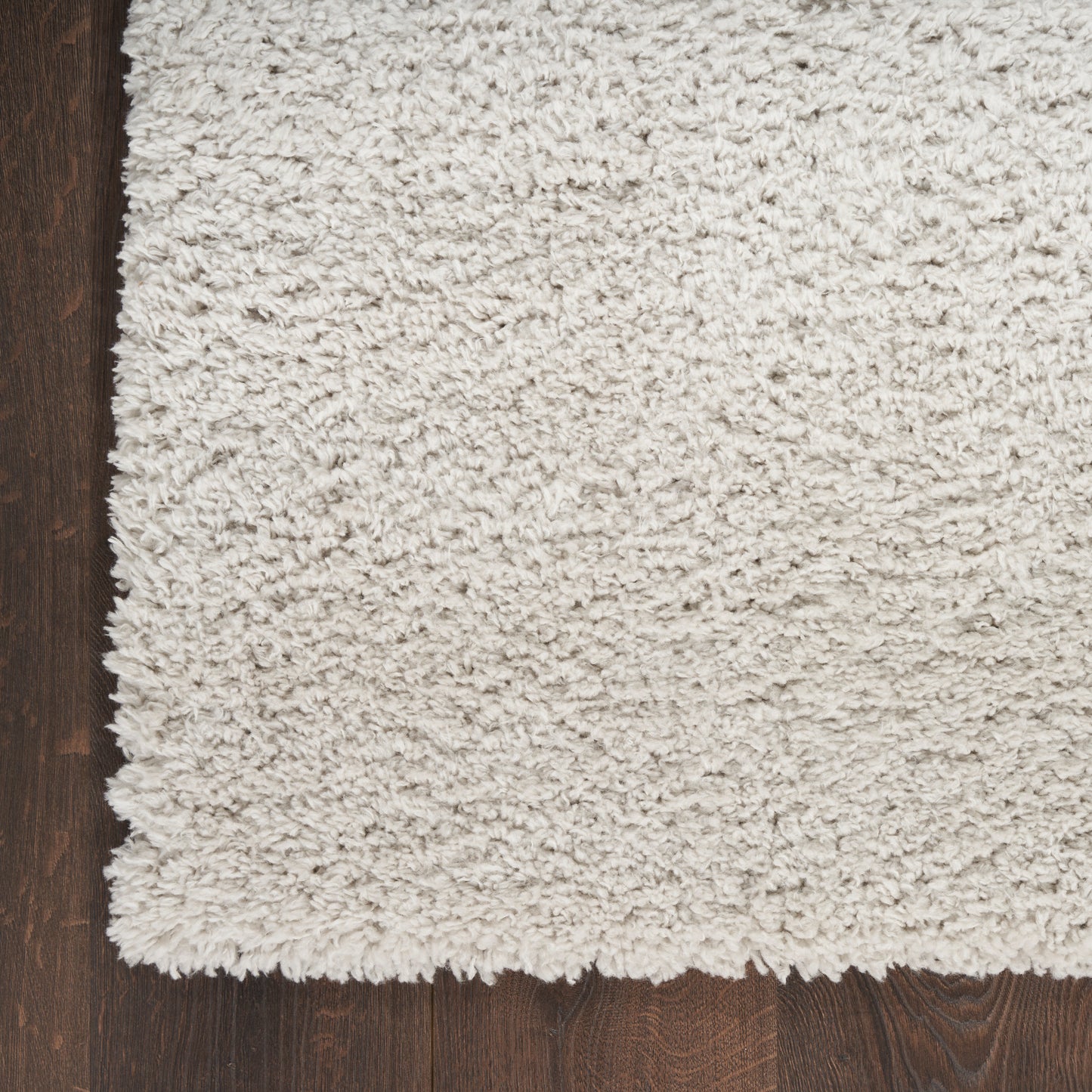 Nourison Modern Shag 5'3" x 7' Silver Modern Indoor Rug