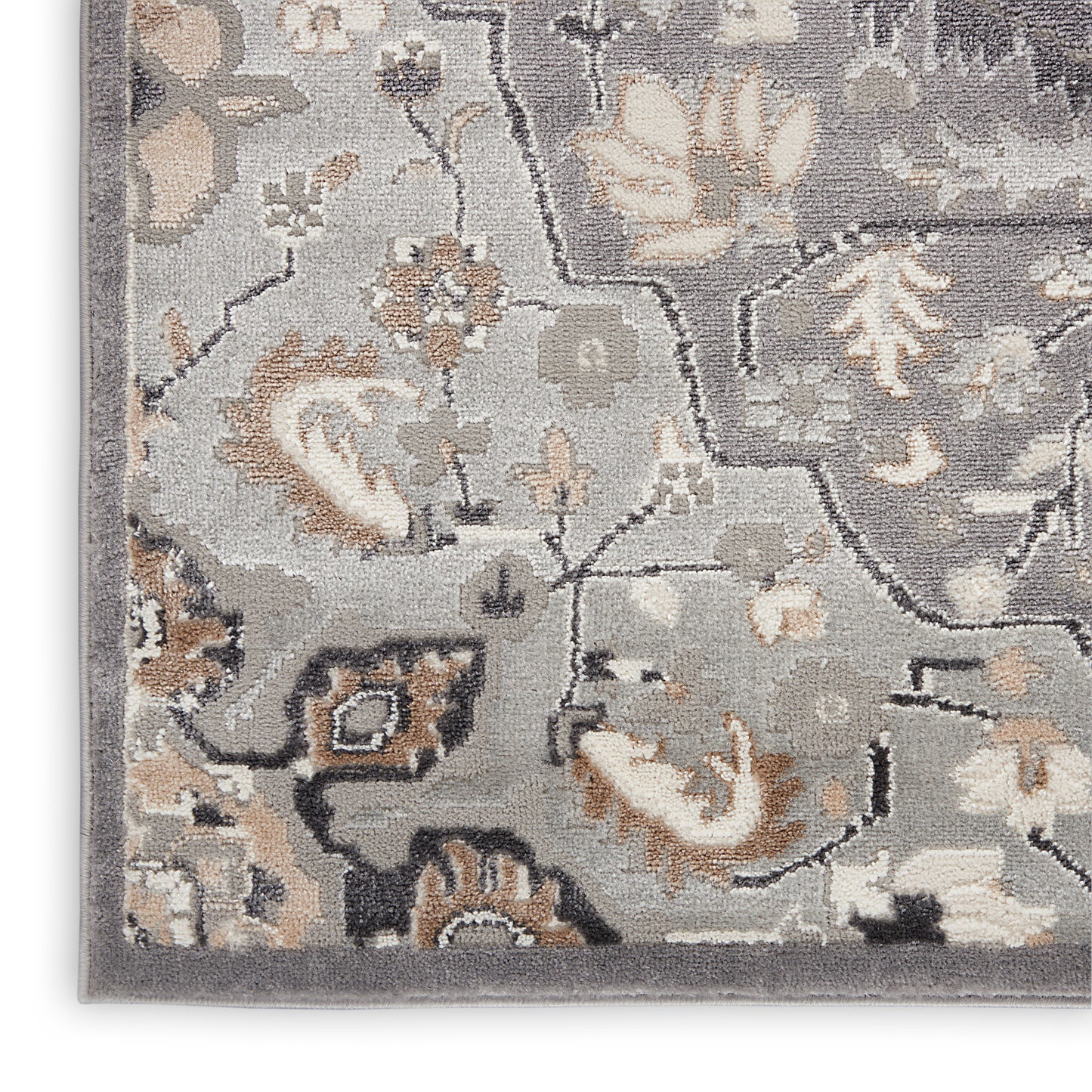 Nourison Elation 2' x 3' Grey Transitional Indoor Rug