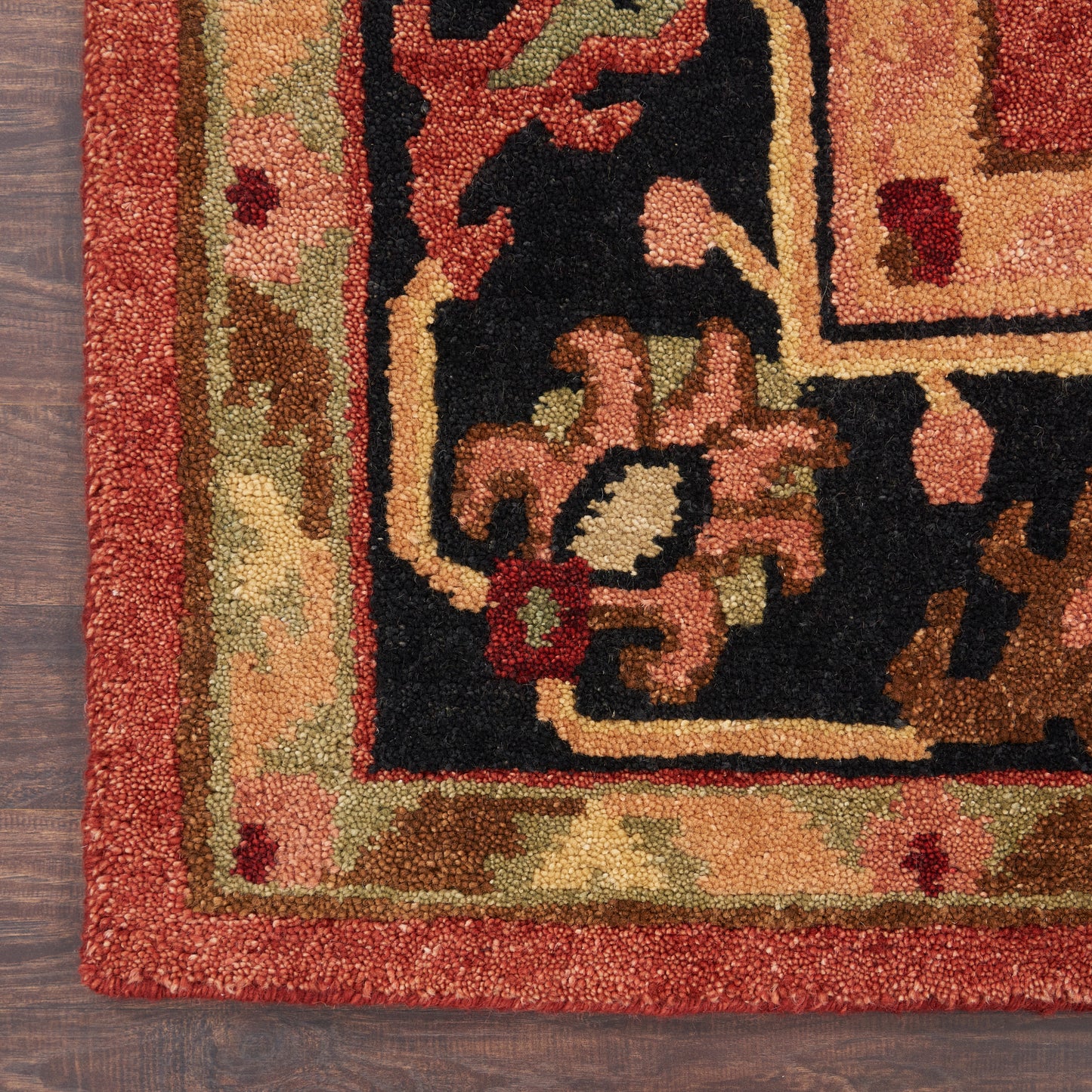 Nourison Tahoe 7'9" x 9'9" Rust Traditional Indoor Rug