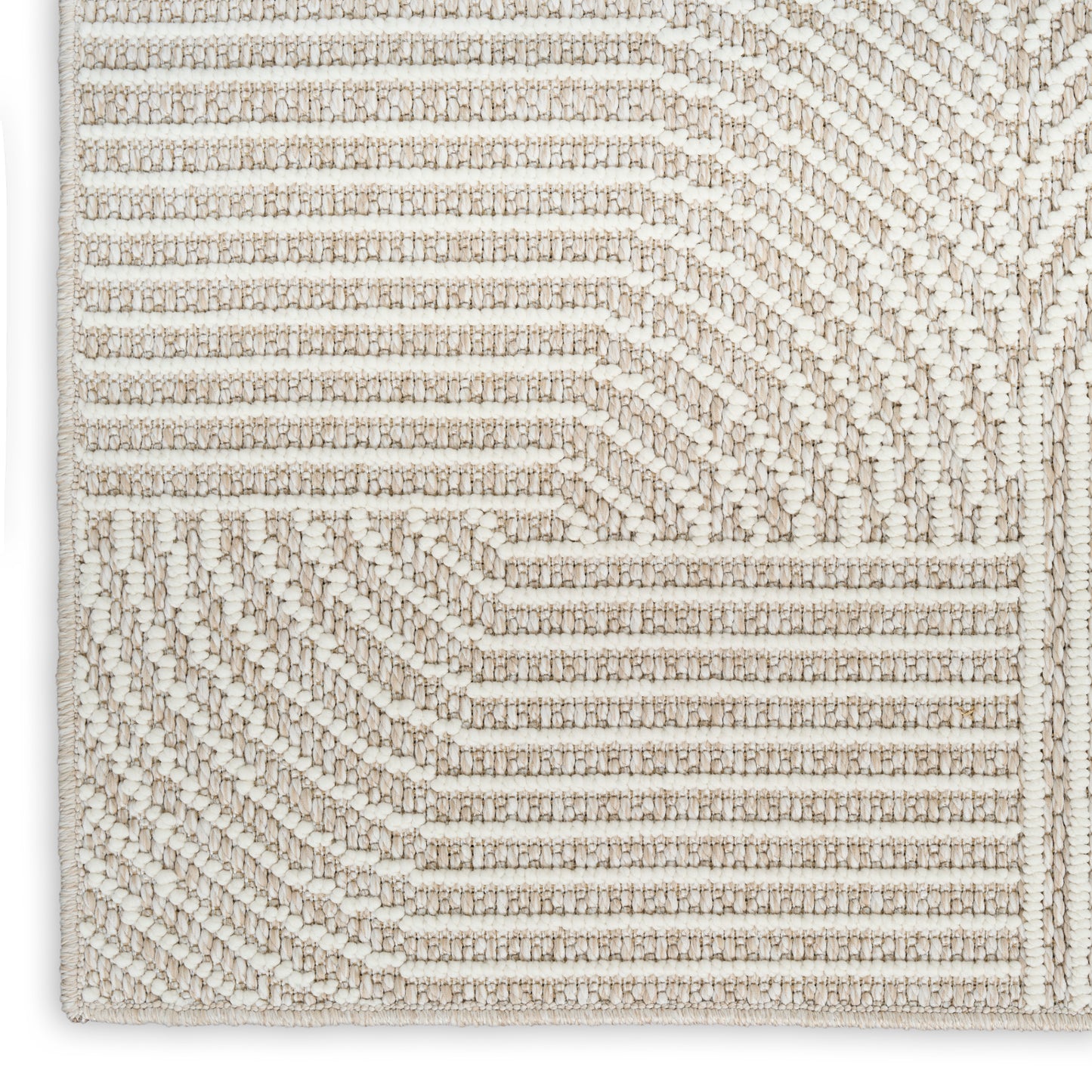 Nourison Natural Texture 5'3" x 7' Beige Ivory Modern Indoor Rug