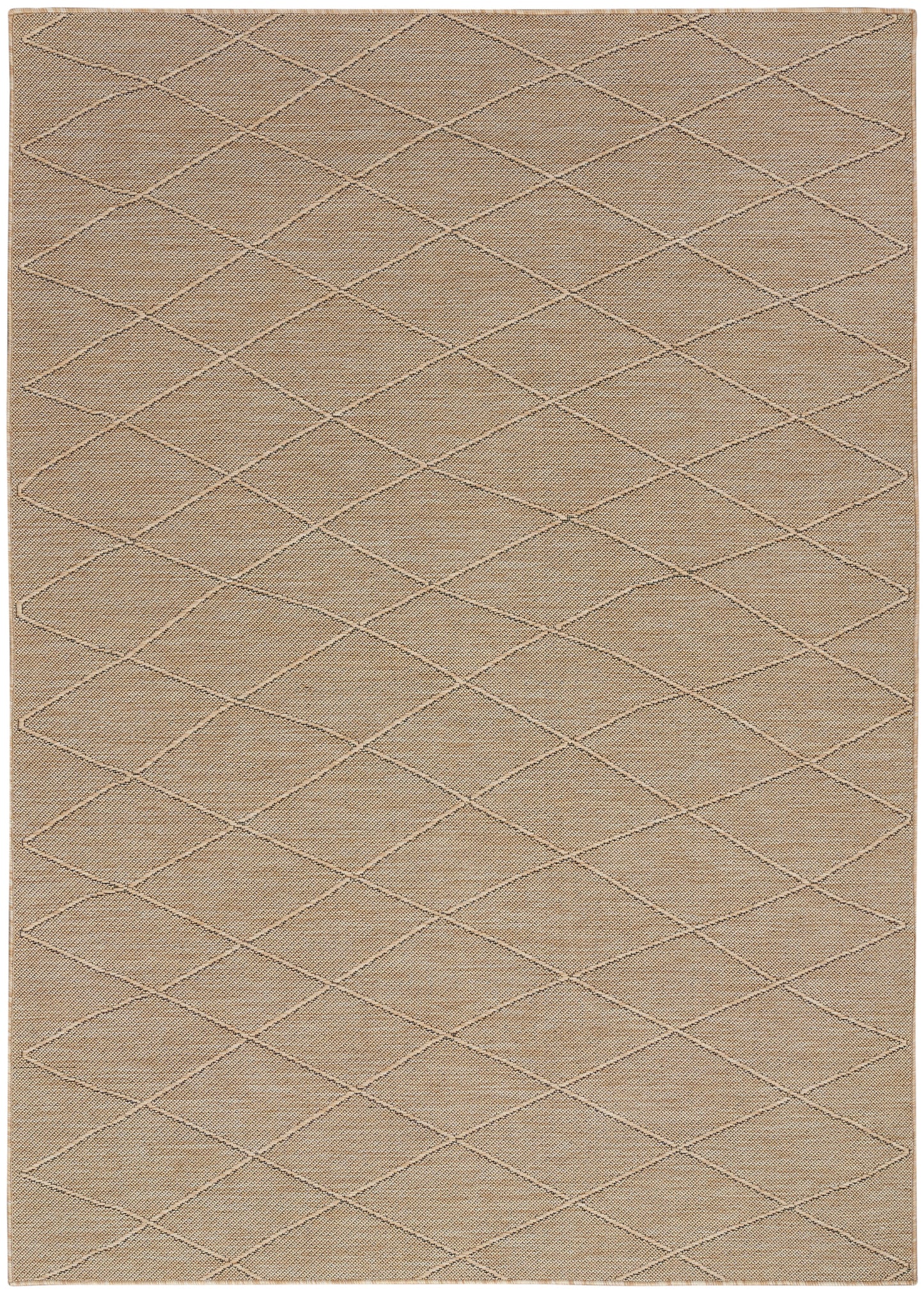 Nourison Washable Solutions 4' x 6' Natural Modern Rug