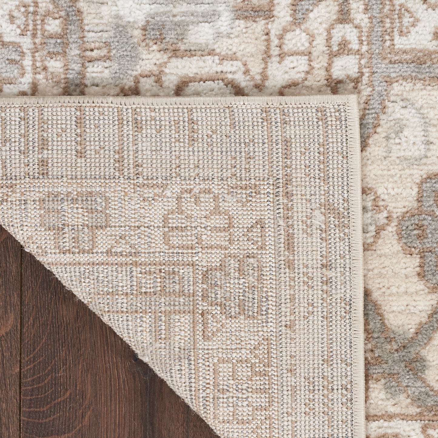 Nourison Quarry 5'3" x 7'3" Beige Vintage Indoor Rug