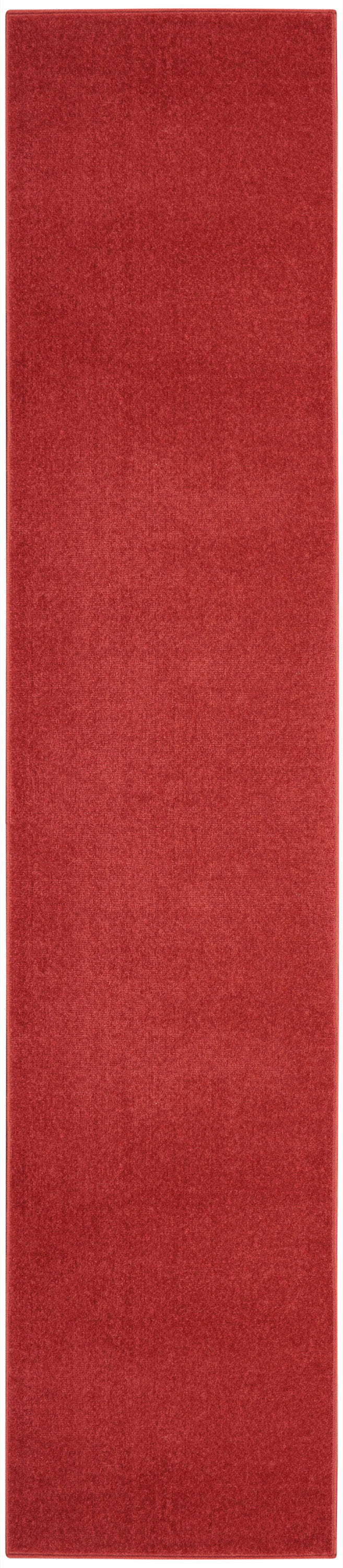 Nourison Nourison Essentials 2'2" x 16' Brick Red Outdoor Rug
