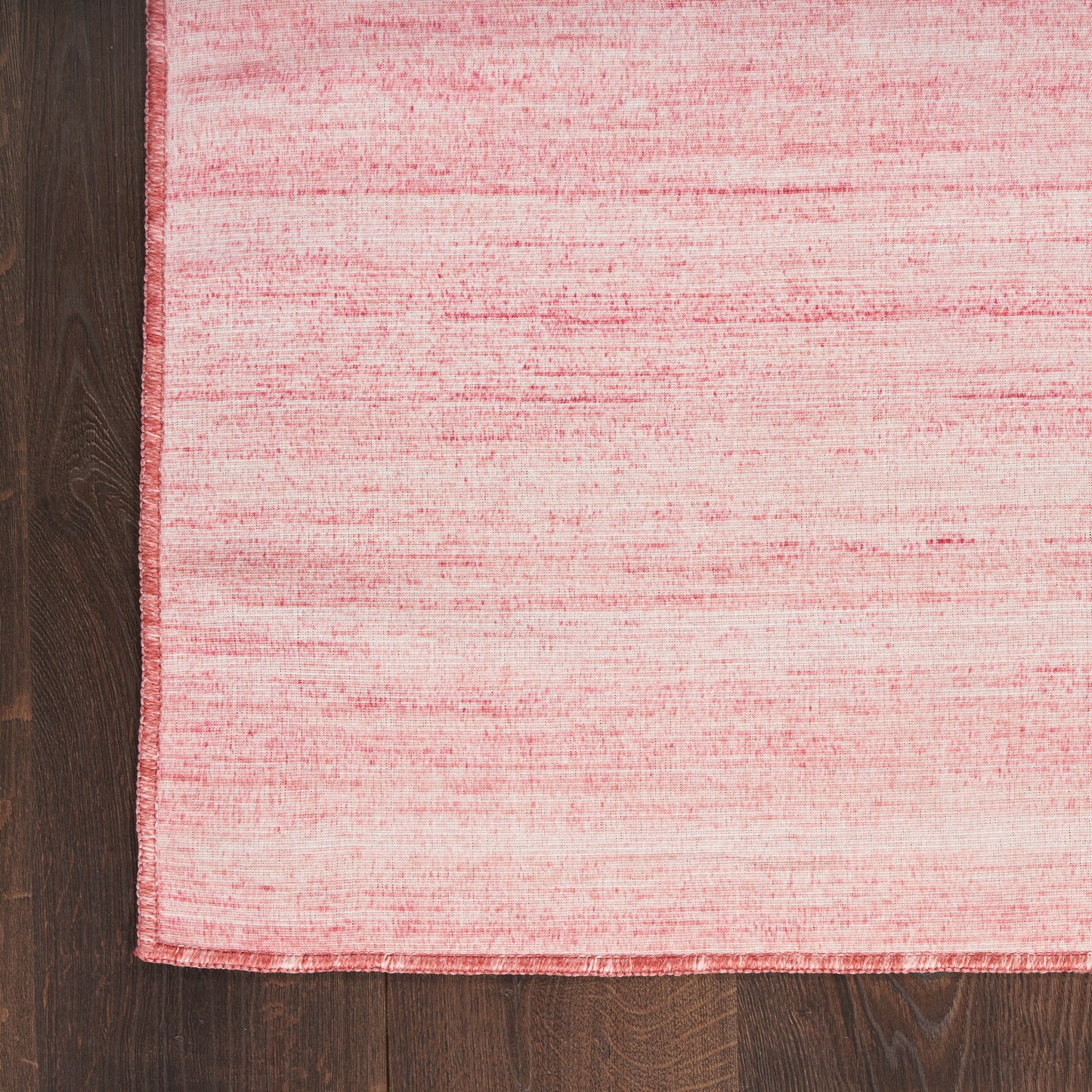 Nourison Washable Essentials 2'2" x 10' Pink Modern Indoor Rug