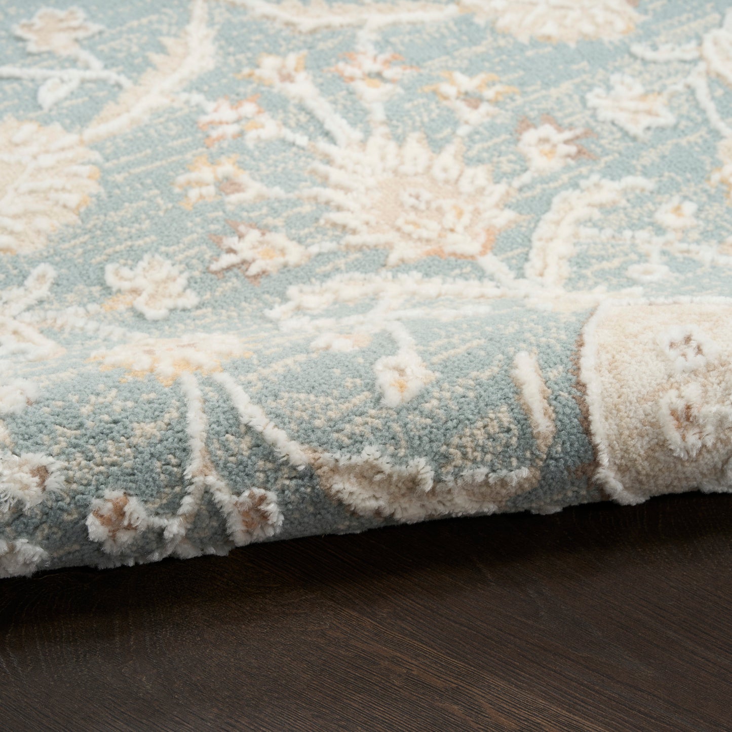 Nourison Isla 7'10" x 9'10" Blue Vintage Indoor Rug