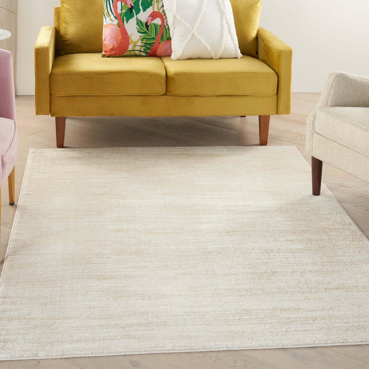 Nourison Nourison Essentials 5' x 8' Ivory Beige Outdoor Rug