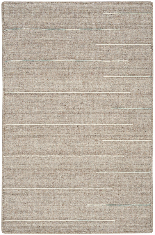 Nourison Interweave 2' x 3' Grey Modern Indoor Rug