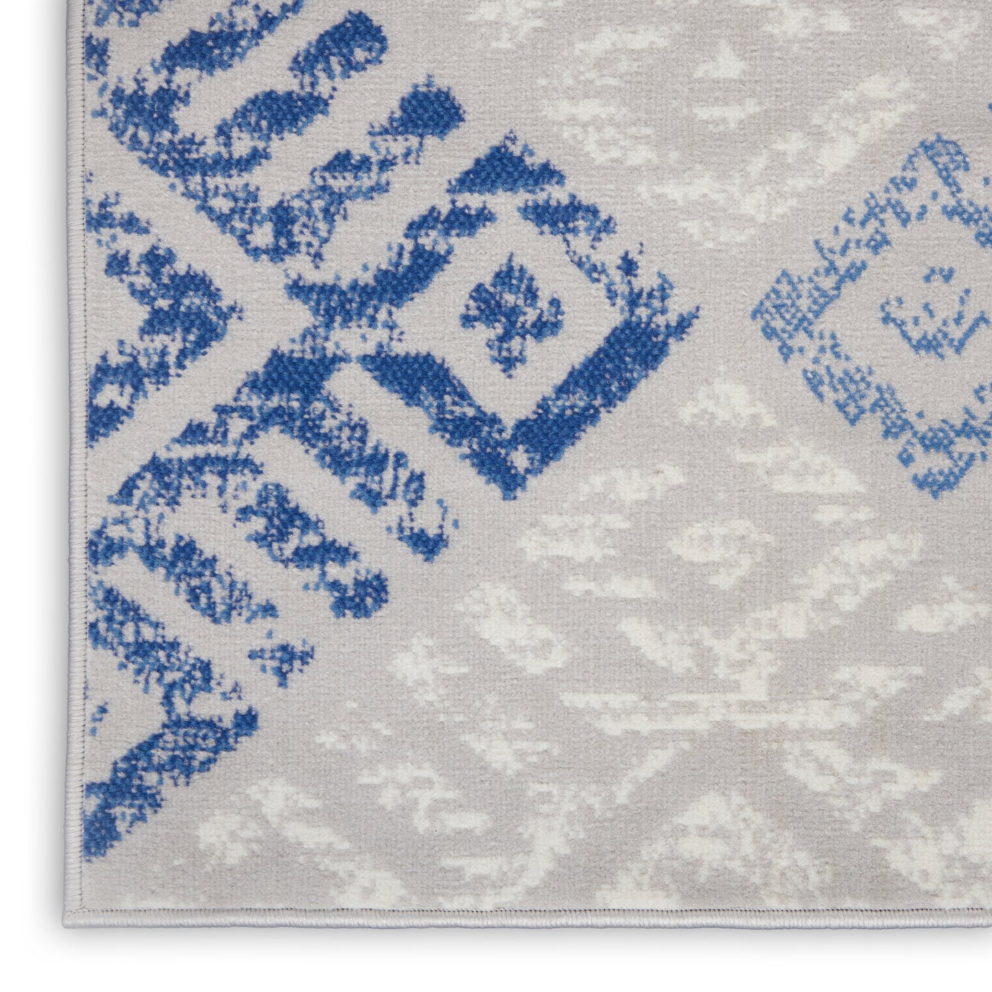 Nourison Whimsicle 3' x 5' Grey Blue Bohemian Indoor Rug