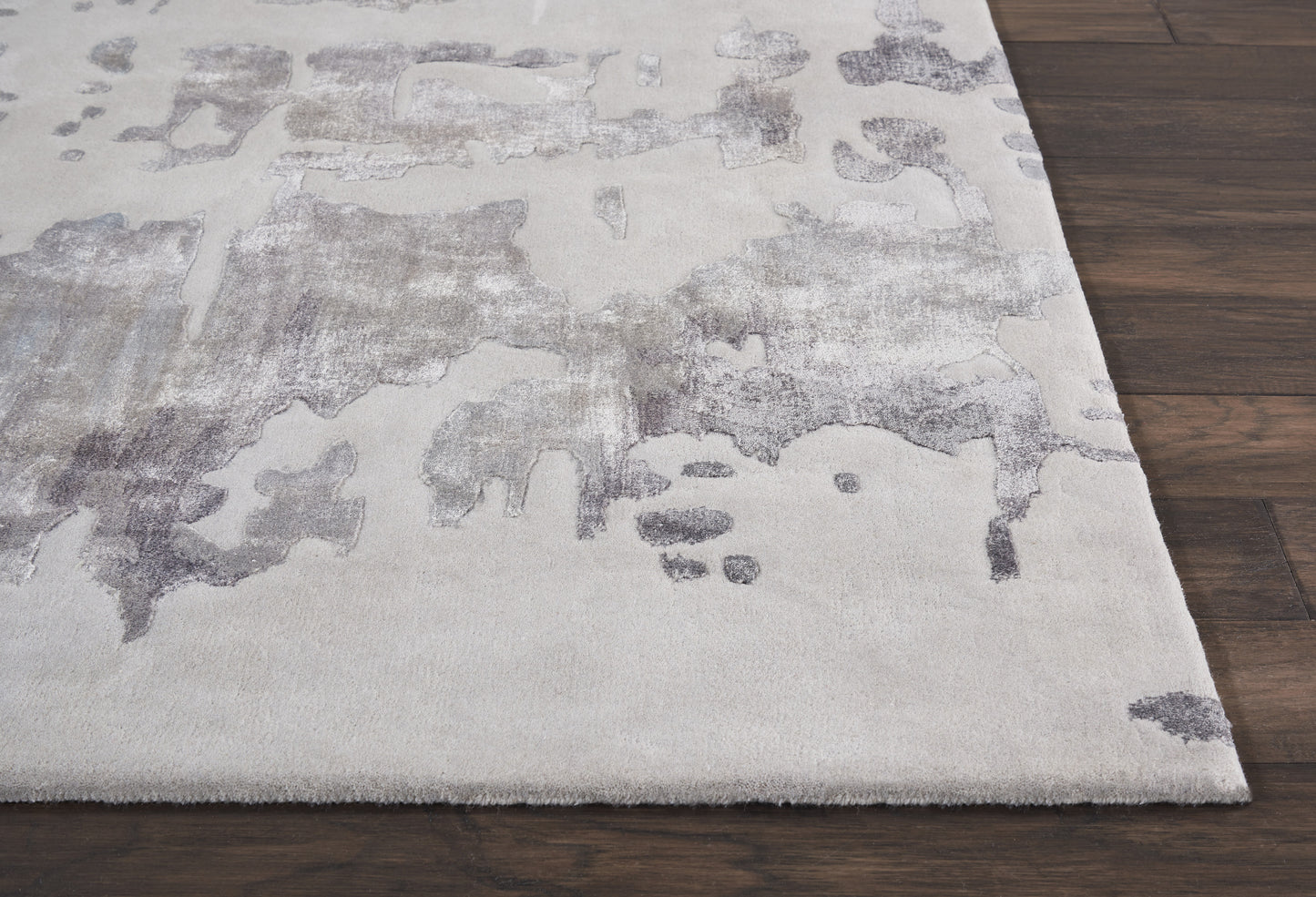 Nourison Prismatic 8'6" x 11'6" Silver Grey Modern Indoor Rug