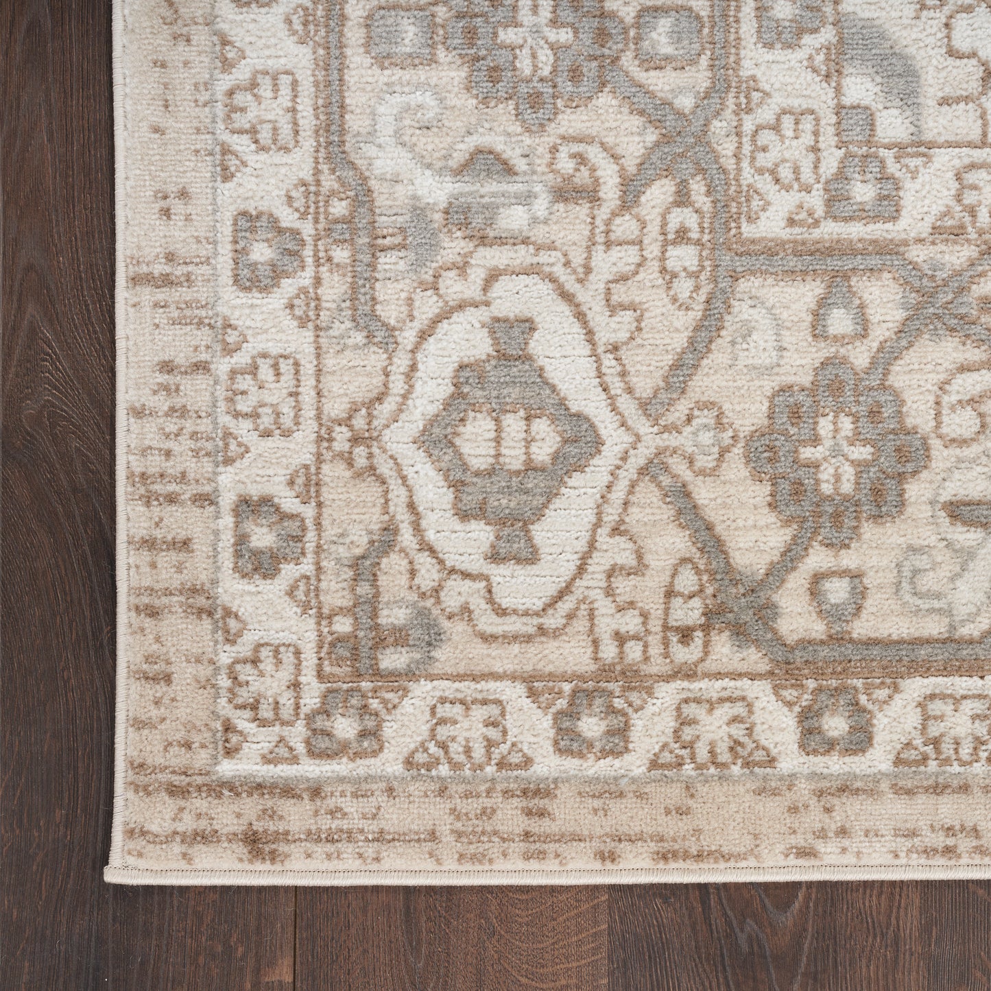 Nourison Quarry 2'2" x 7'6" Beige Vintage Indoor Rug