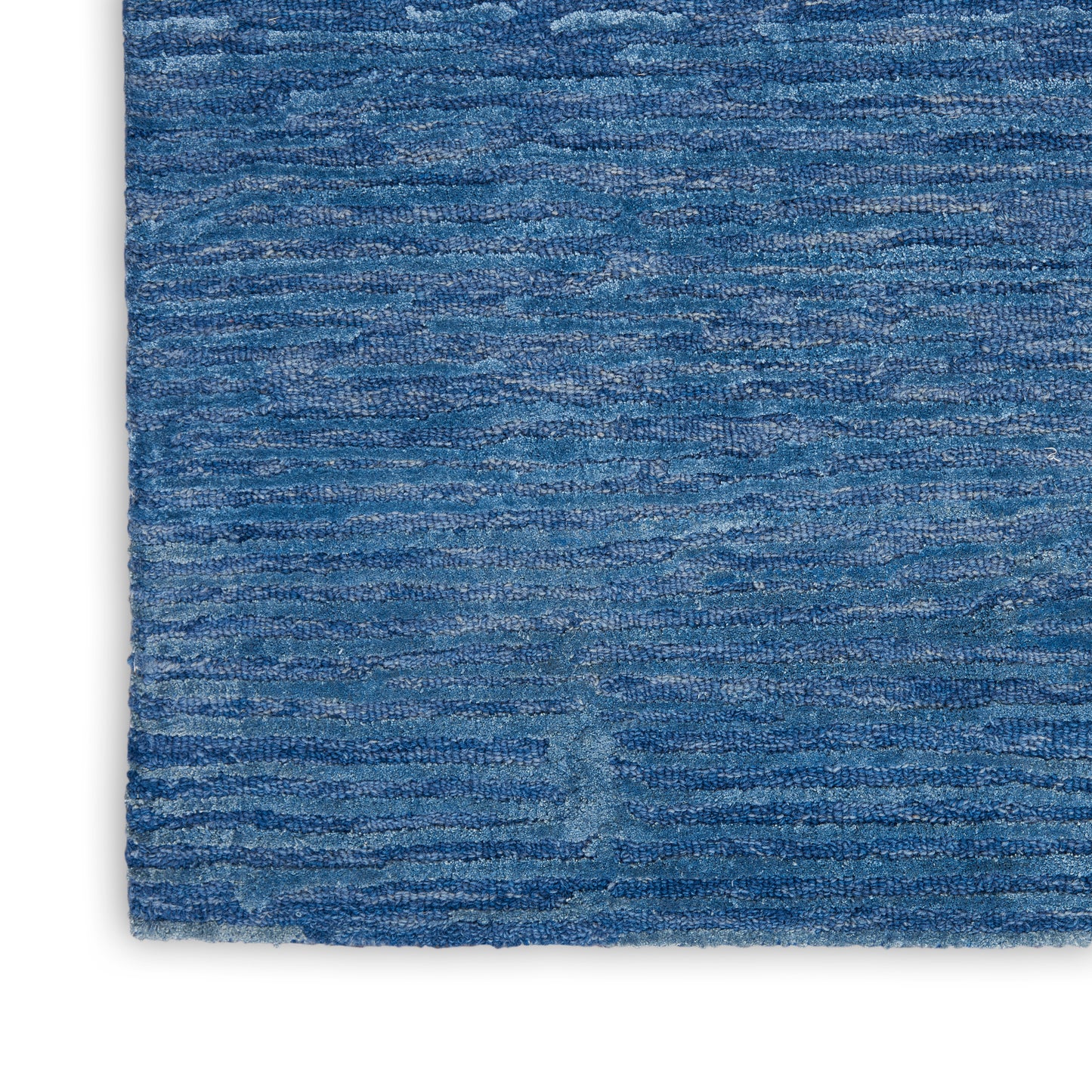 Calvin Klein CK010 Linear 7'9" x 9'9" Blue Modern Indoor Rug