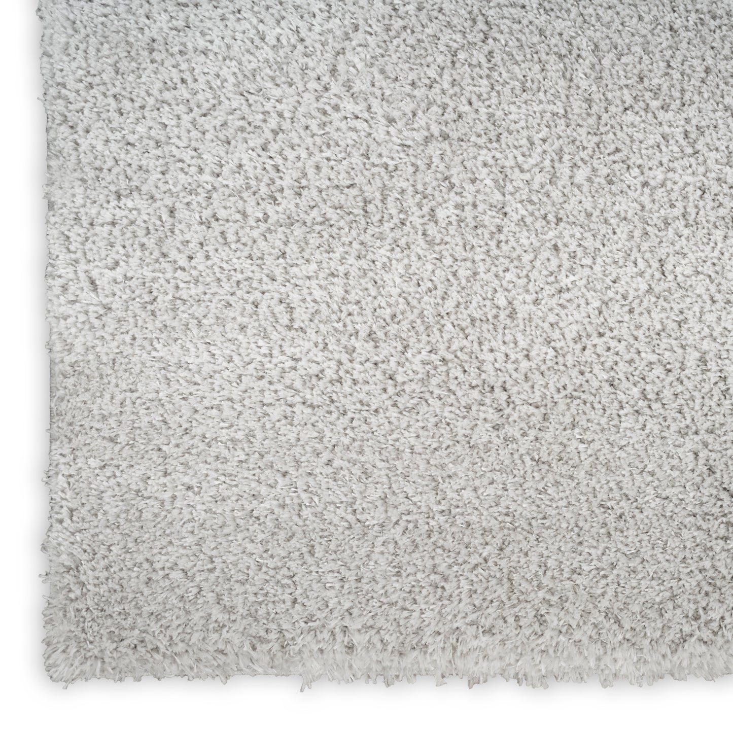 Nourison Pacific Shag 5'3" x 7'3" Silver Shag Indoor Rug