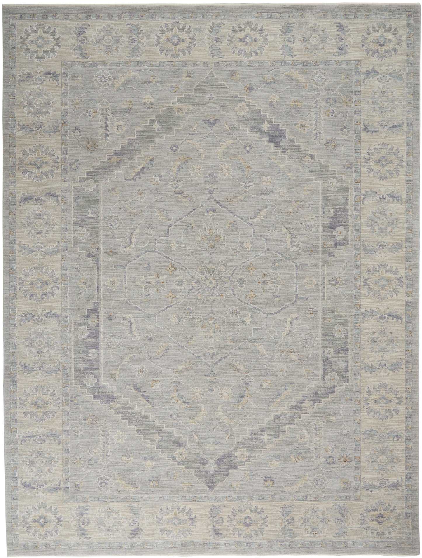 Nourison Infinite 7'10" x 10'4" Grey Vintage Indoor Rug