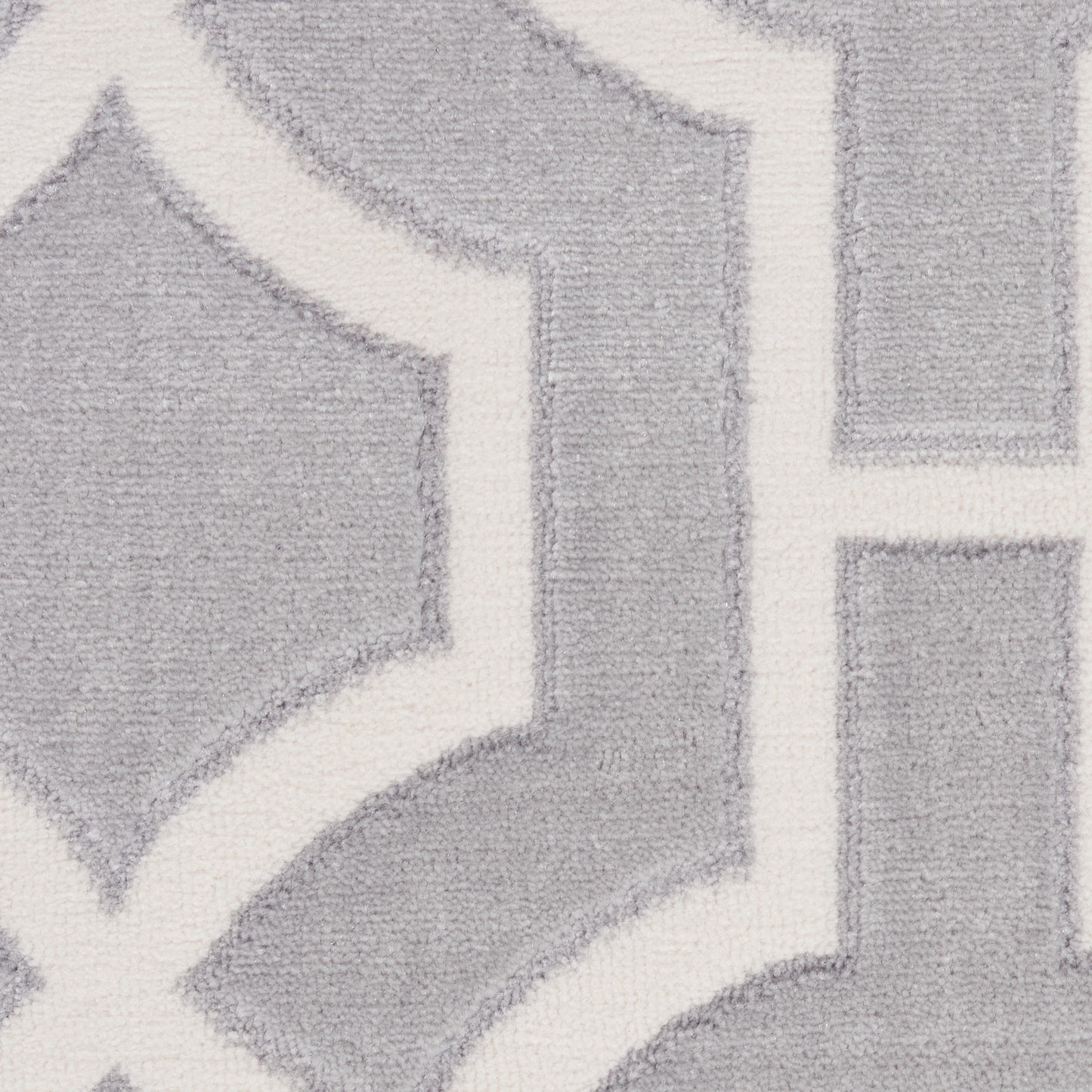 Inspire Me! Home Décor Joli 8'6" x 11'6" Grey White Contemporary Indoor Rug