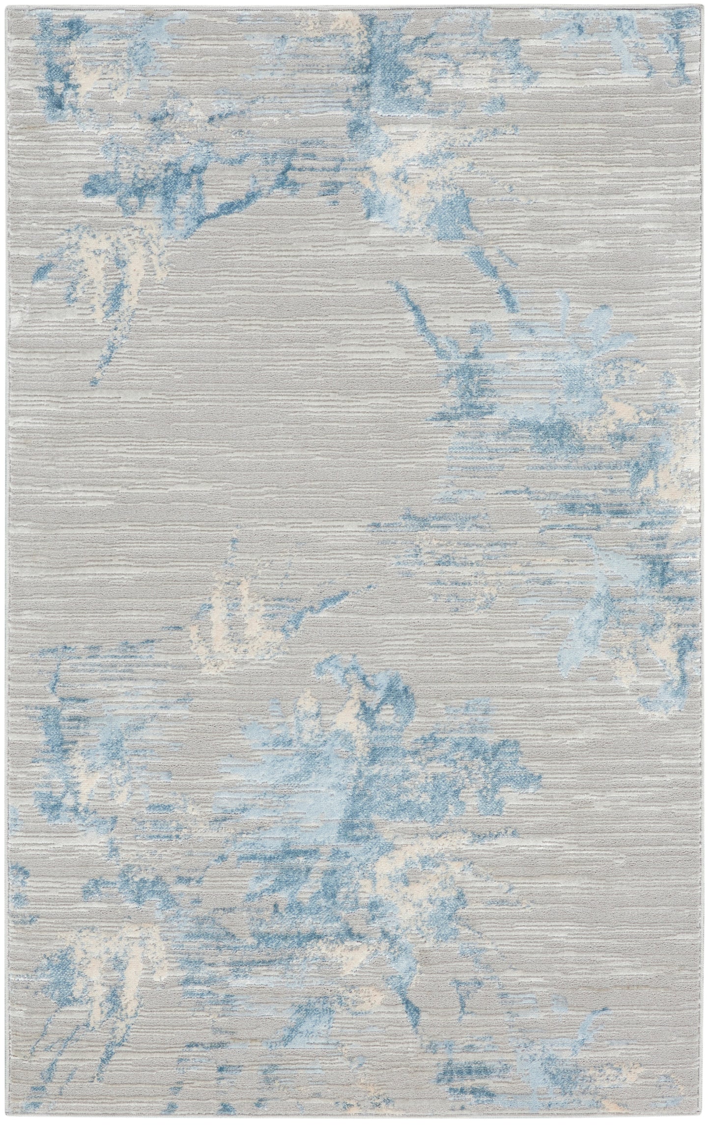 Calvin Klein CK005 Enchanting 3'2" x 5' Grey Sky Contemporary Indoor Rug