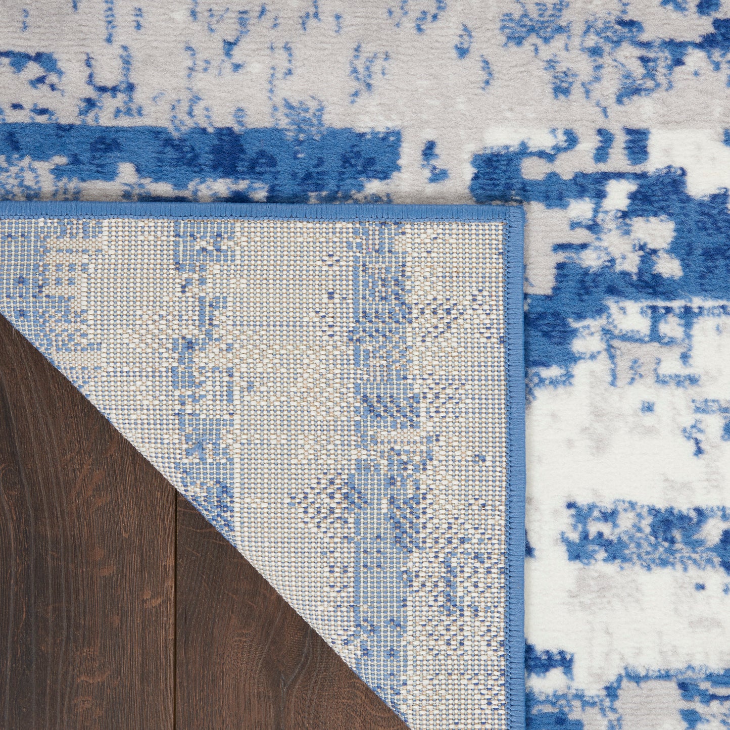 Nourison Whimsicle 5' x 7' Ivory Navy Modern Indoor Rug