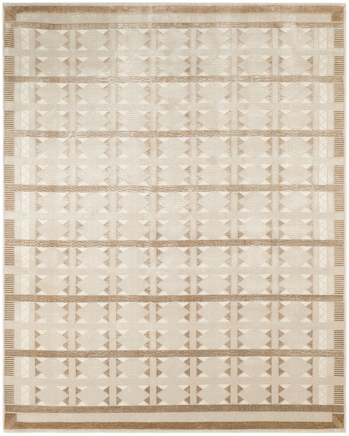 Nourison Nordic 8' x 10' Taupe Modern Indoor Rug