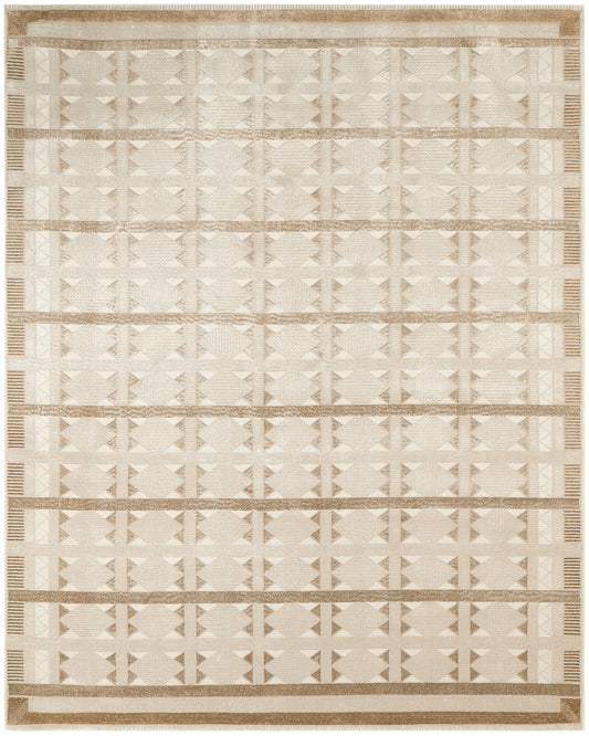 Nourison Nordic 8' x 10' Taupe Modern Indoor Rug