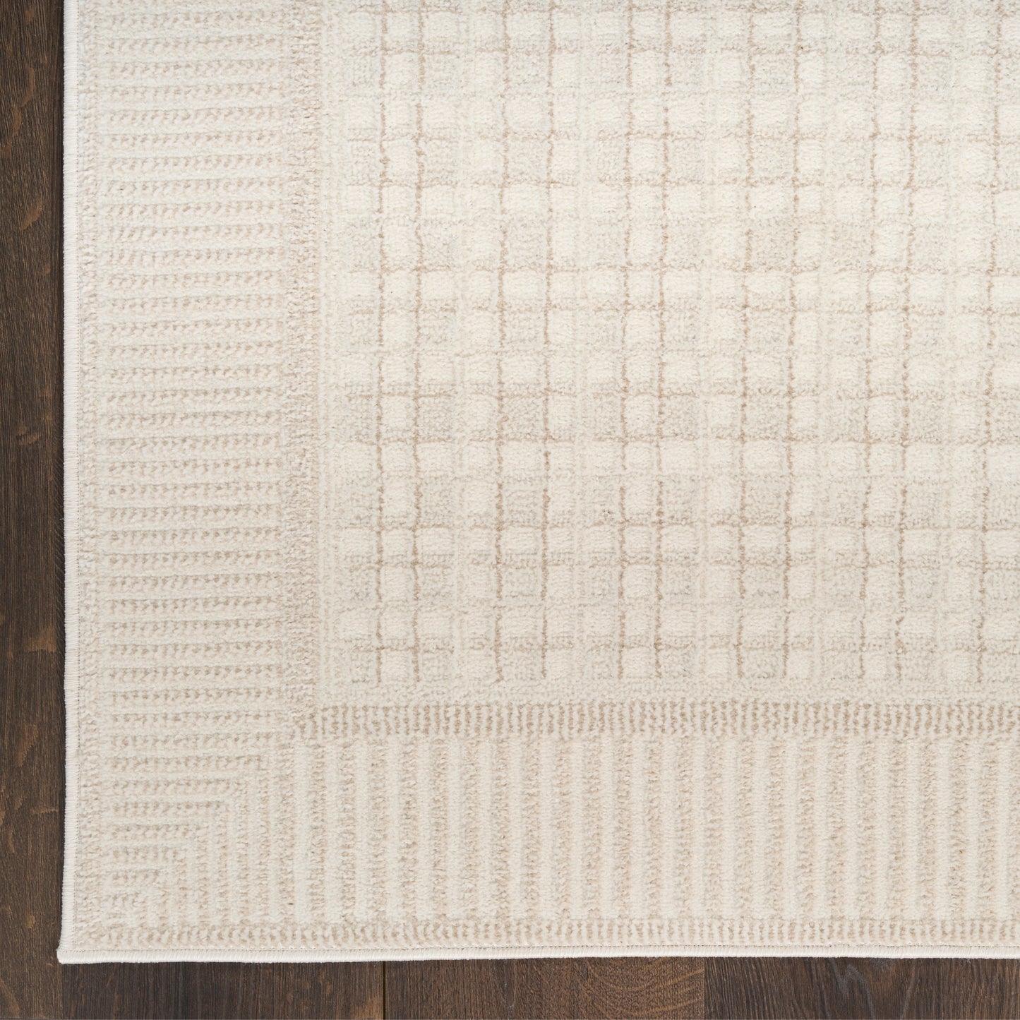 Nourison Nordic 4' x 6' Ivory Modern Indoor Rug
