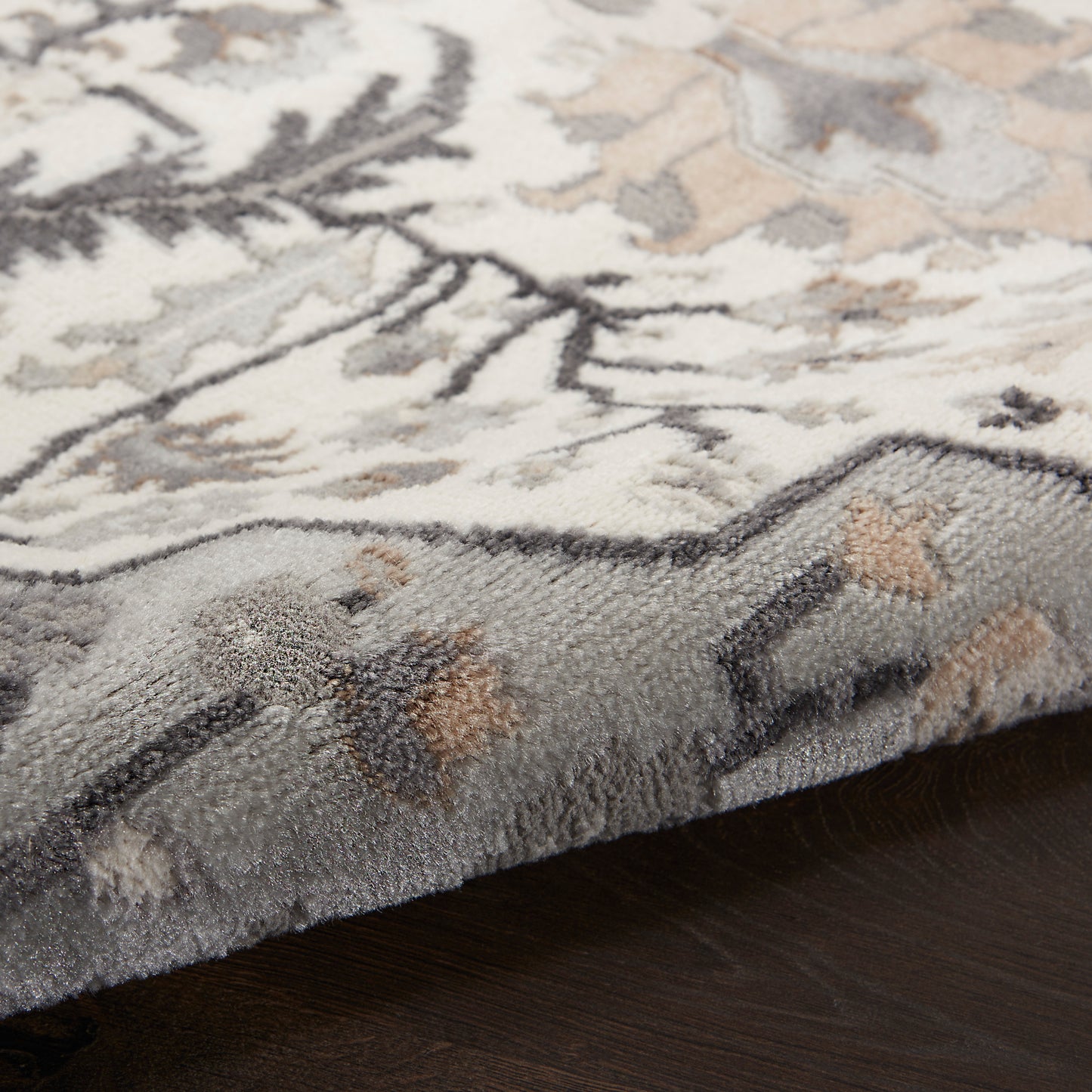 Nourison Elation 2' x 3' Ivory Grey Transitional Indoor Rug