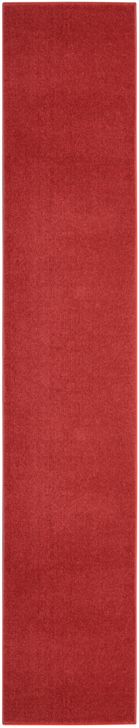 Nourison Nourison Essentials 2'2" x 20' Brick Red Outdoor Rug