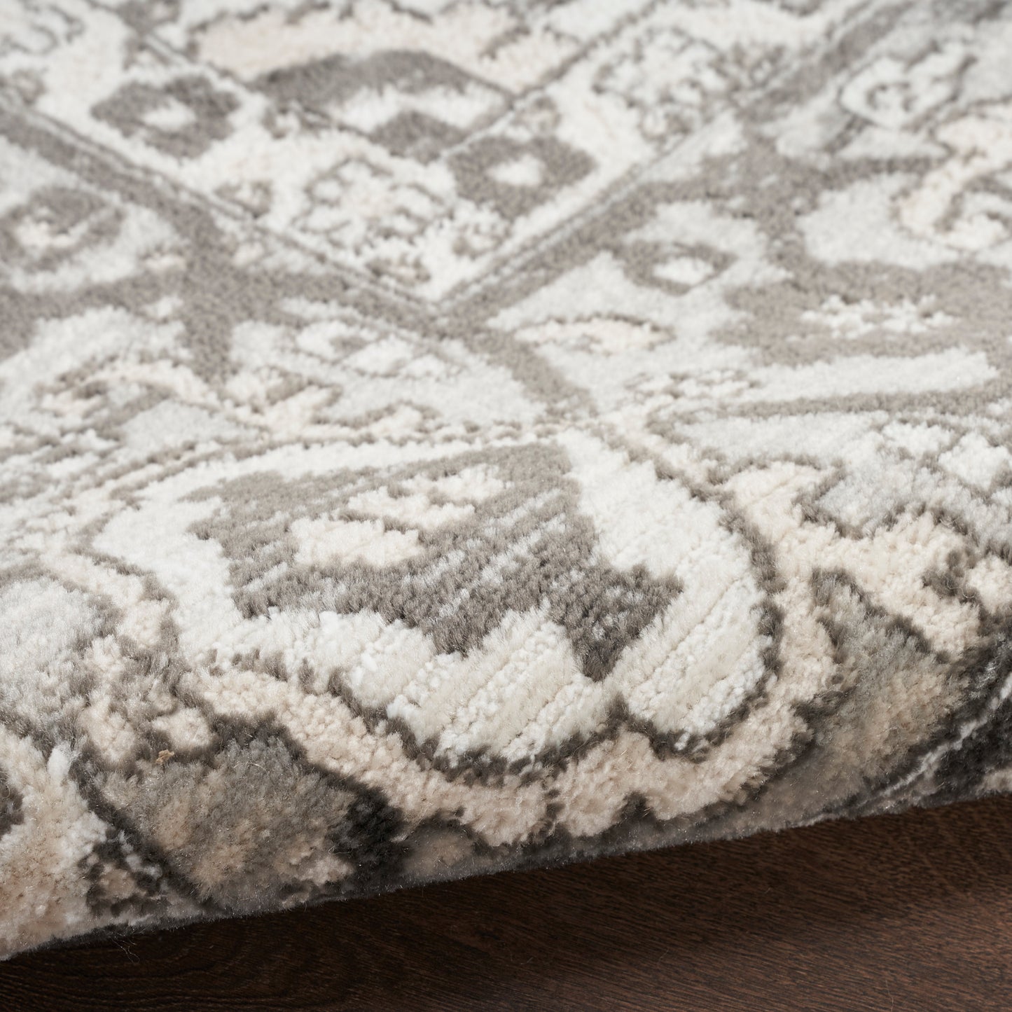 Nourison Quarry 7'10" x 9'10" Grey Vintage Indoor Rug