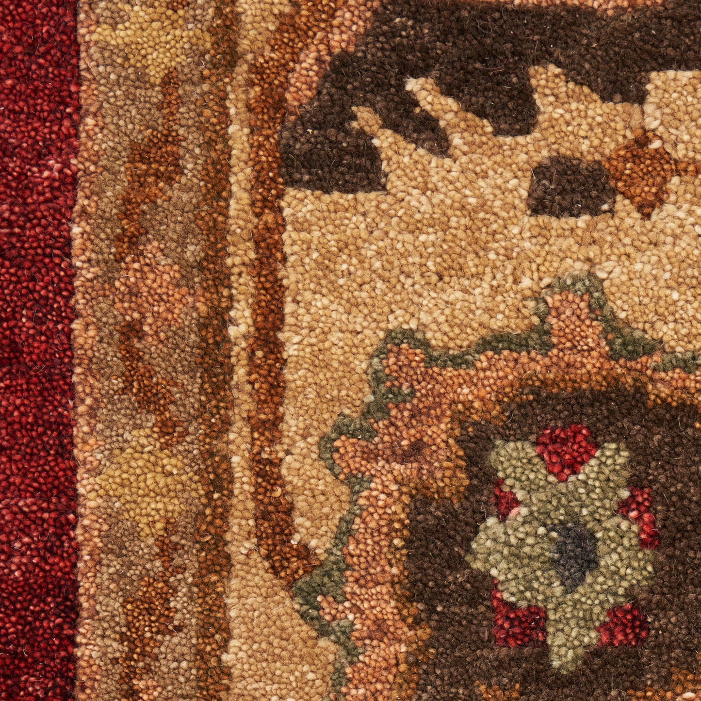 Nourison Tahoe 7'9" x 9'9" Red Traditional Indoor Rug
