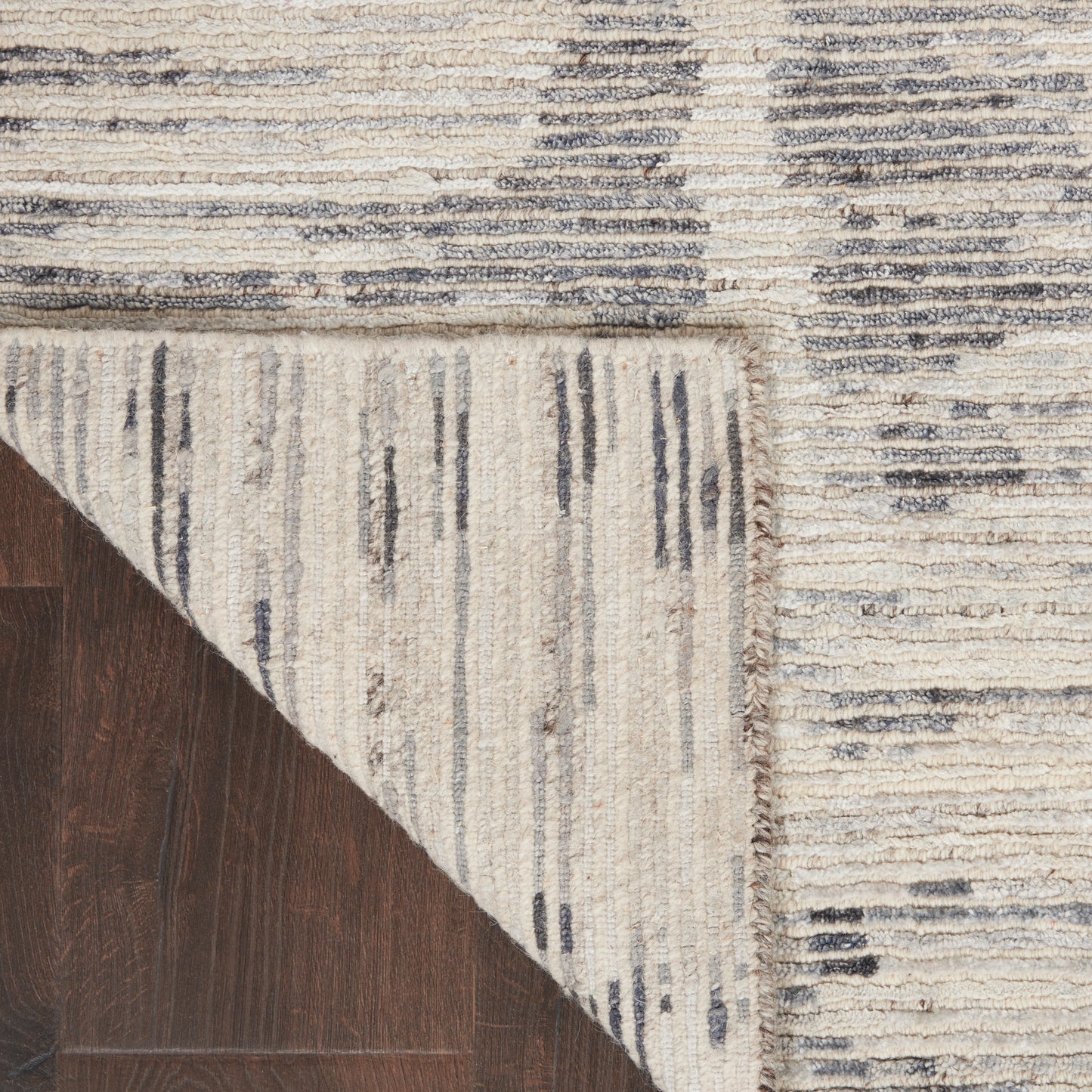Nourison Ocean 9'9" x 13'9" Cream Charcoal Modern Indoor Rug