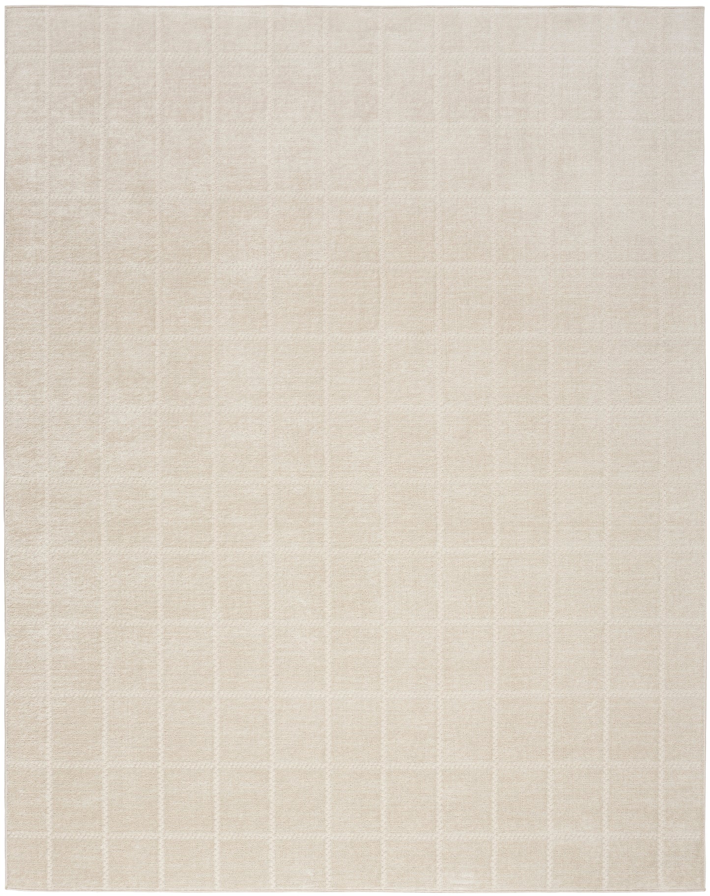Nourison Serenity Home 9' x 12' Ivory Cream Modern Indoor Rug