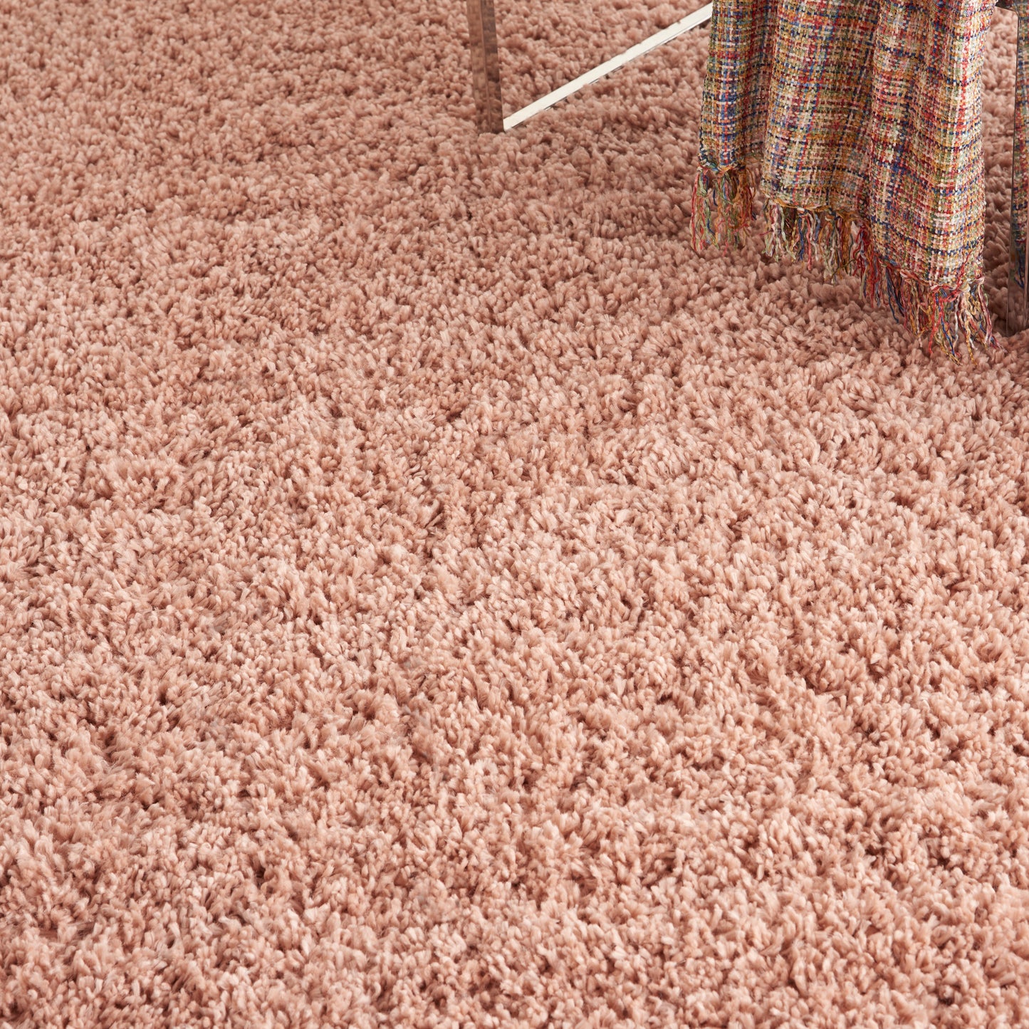 Nourison Malibu Shag 7' x 10' Blush Shag Indoor Rug