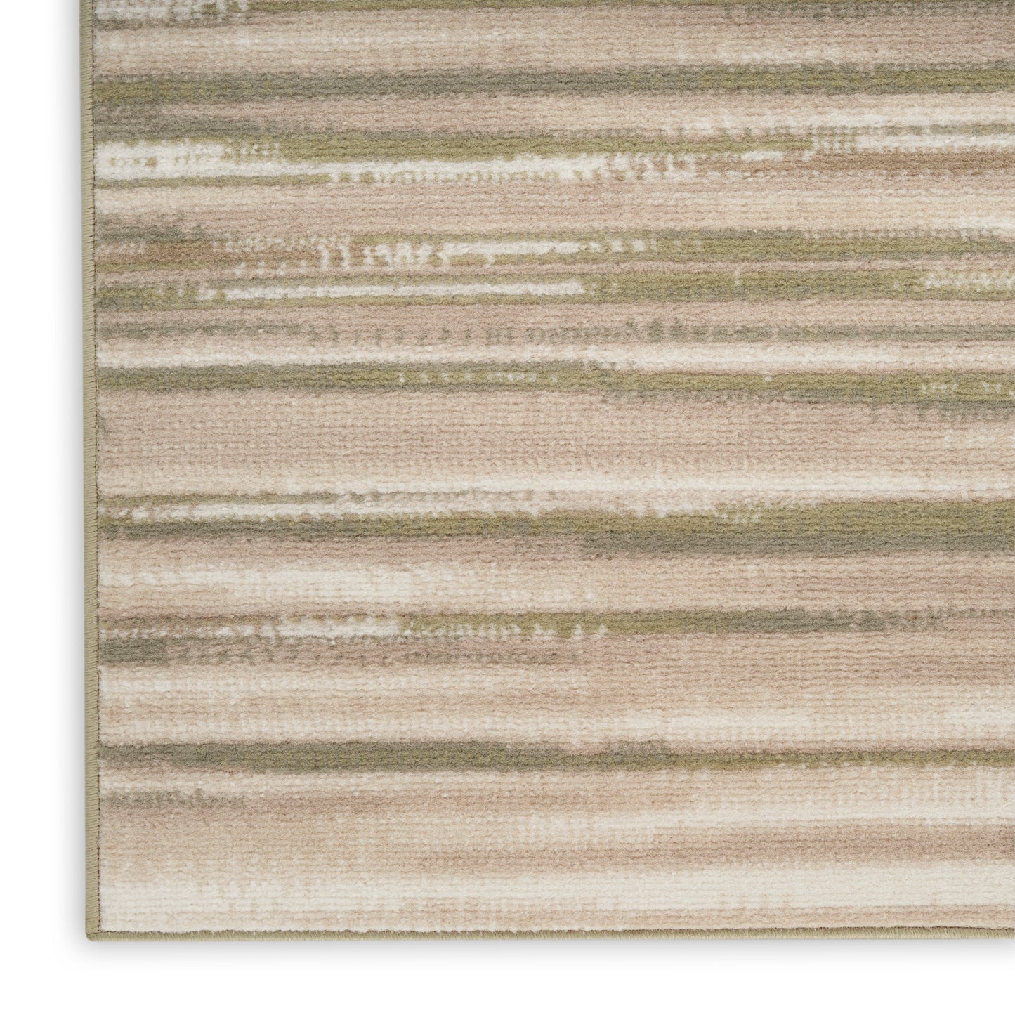 Nourison Jubilant 7'10" x 9'10" Green Ivory Modern Indoor Rug