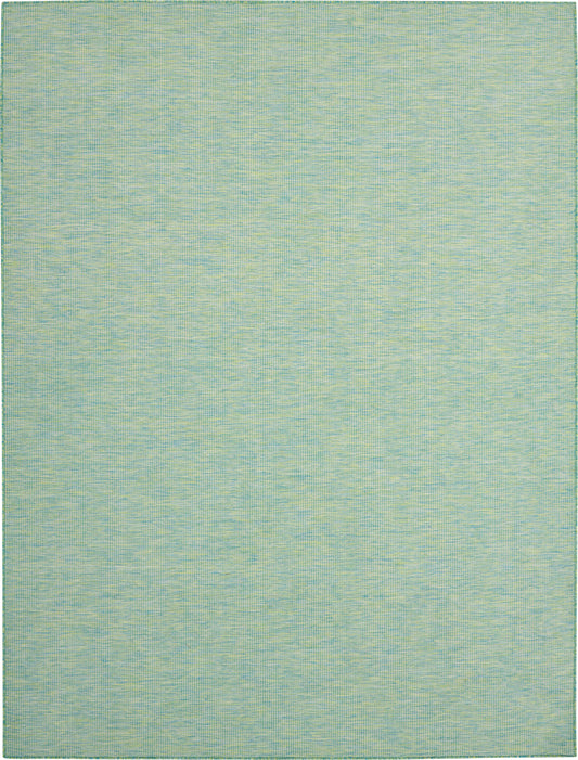 Nourison Positano 10' x 14' Blue Green Modern Rug
