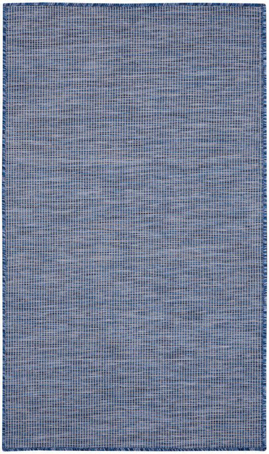 Nourison Positano 3' x 5' Navy Blue Modern Rug
