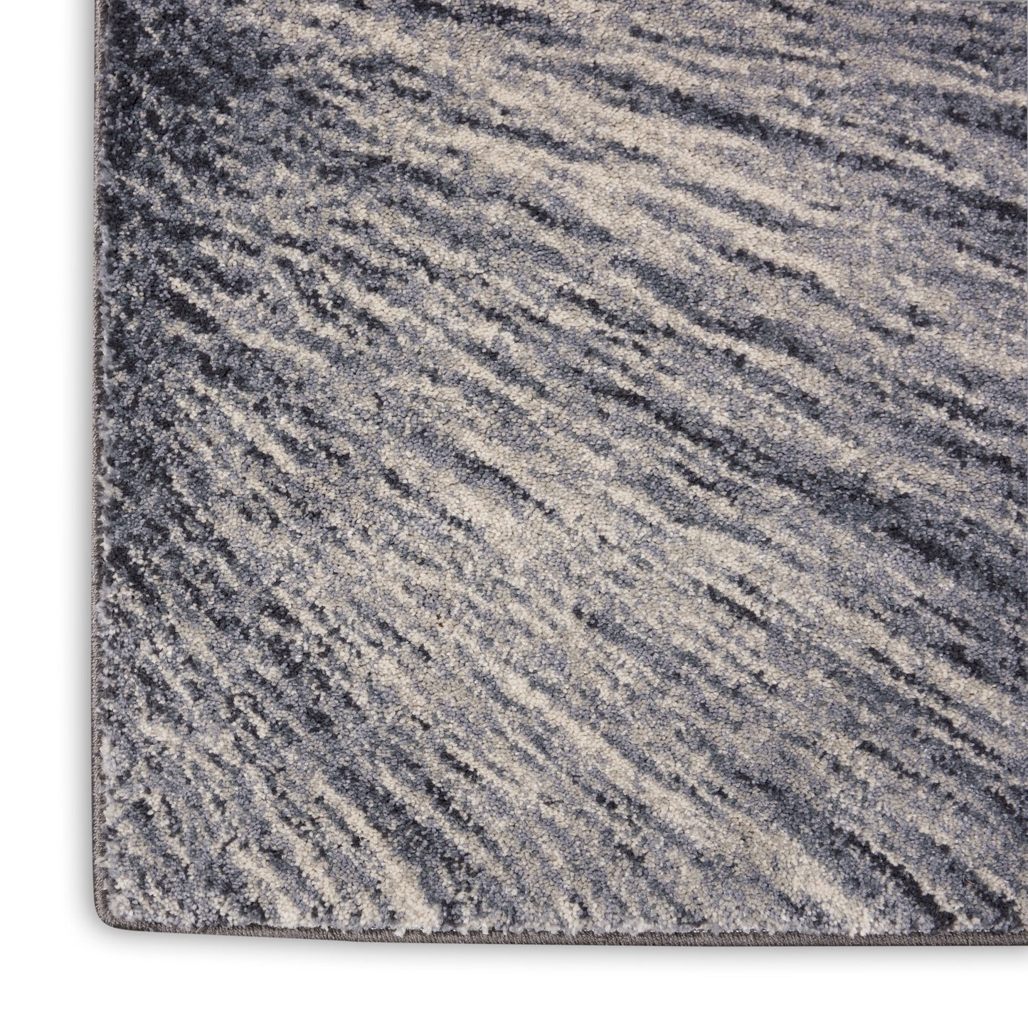 Nourison Moroccan Celebration 7'10" x 10'6" Blue/Grey Modern Indoor Rug