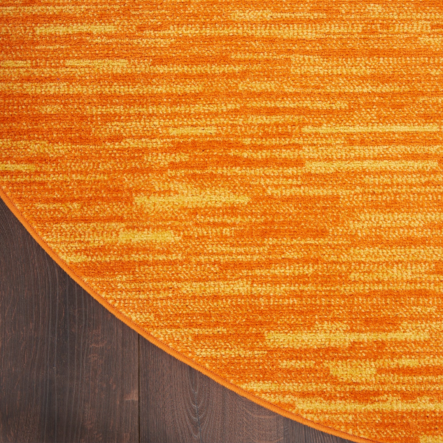 Nourison Nourison Essentials 6' x Round Sunburst Outdoor Rug