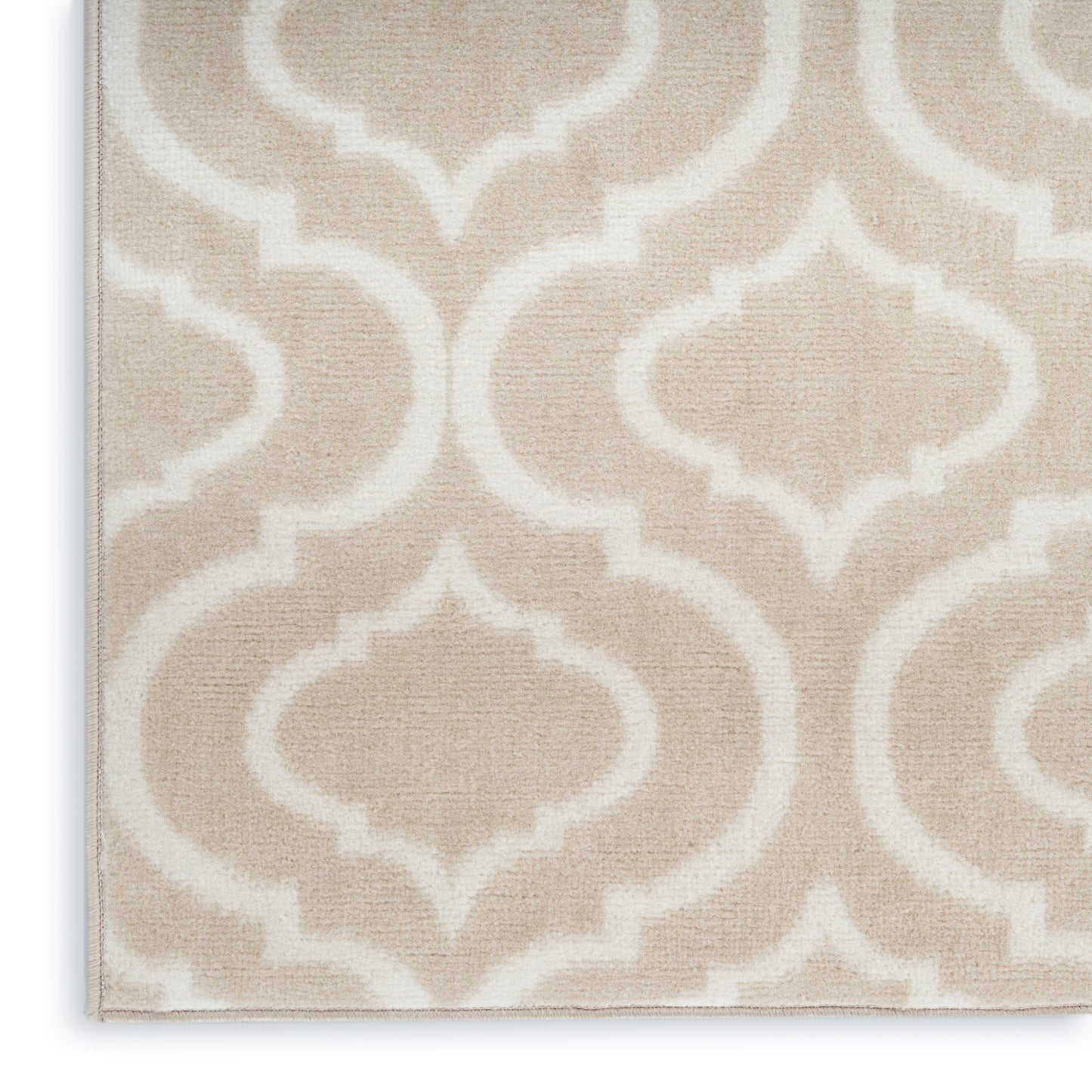 Nourison Jubilant 5'3" x 7'3" Beige Contemporary Indoor Rug