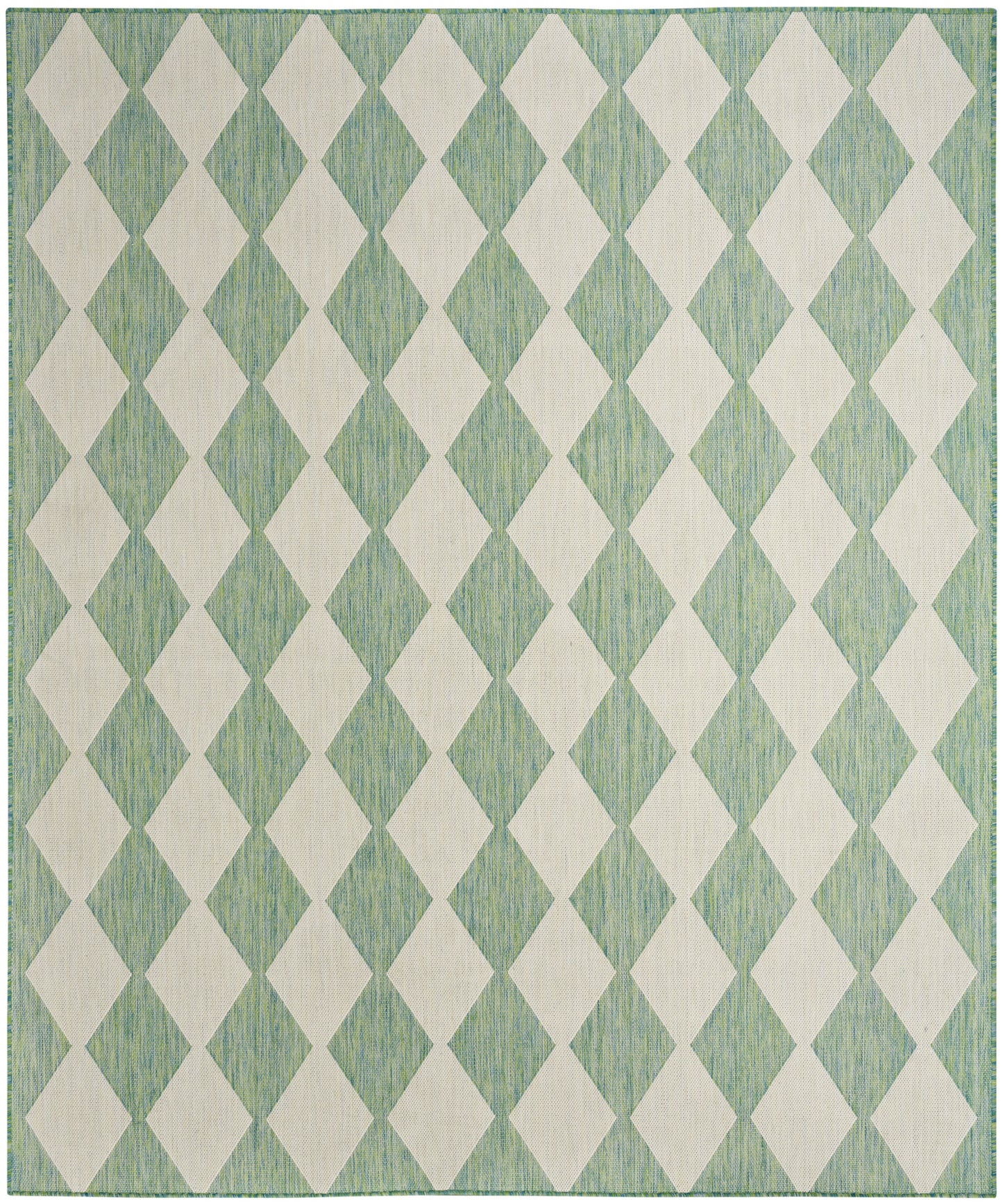Nourison Positano 6' x 9' Blue Green Modern Rug